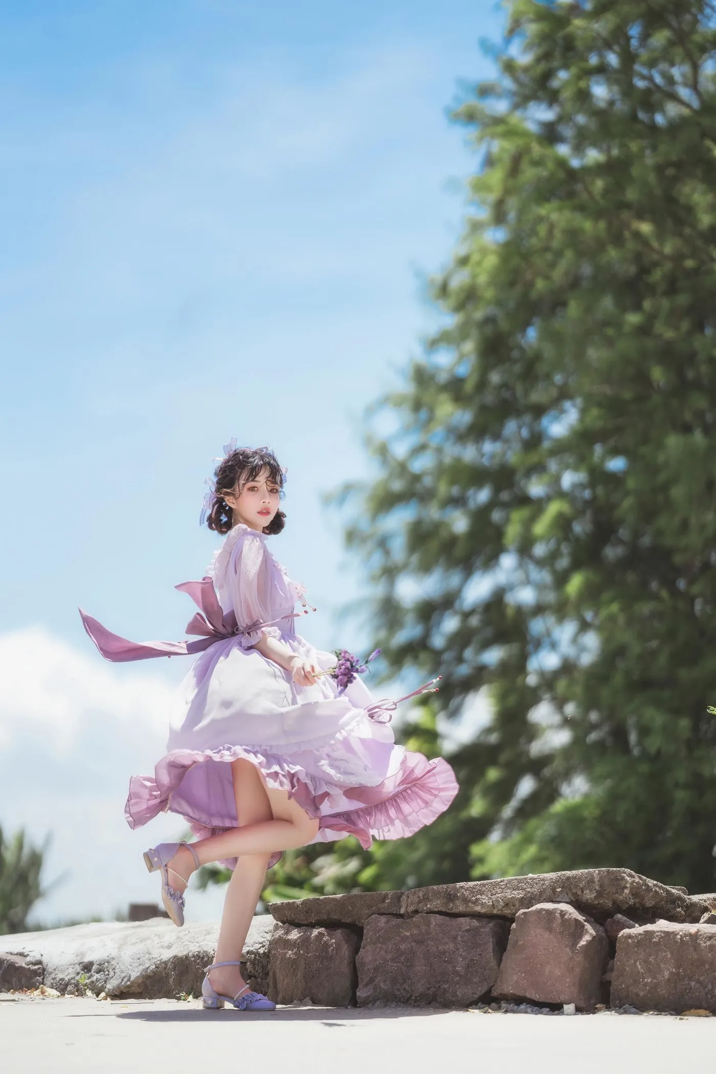 桜桃喵 – NO.101 少女×4-紫萱（15P [15P]插图1