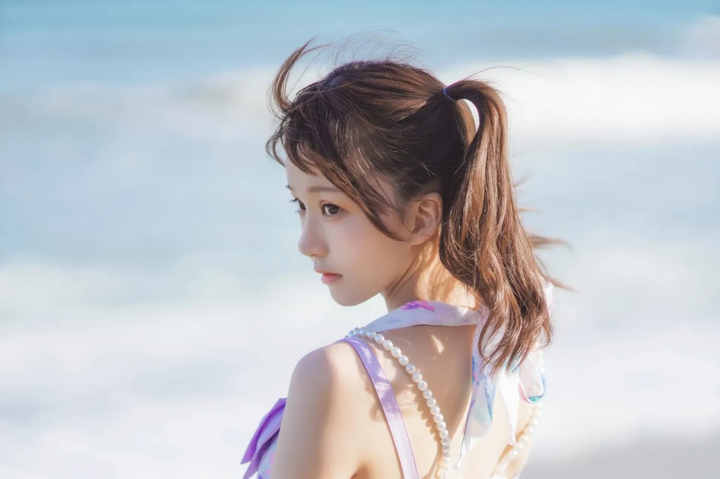 桜桃喵 – NO.102 甜甜×4-贝壳（11p [11P]插图6