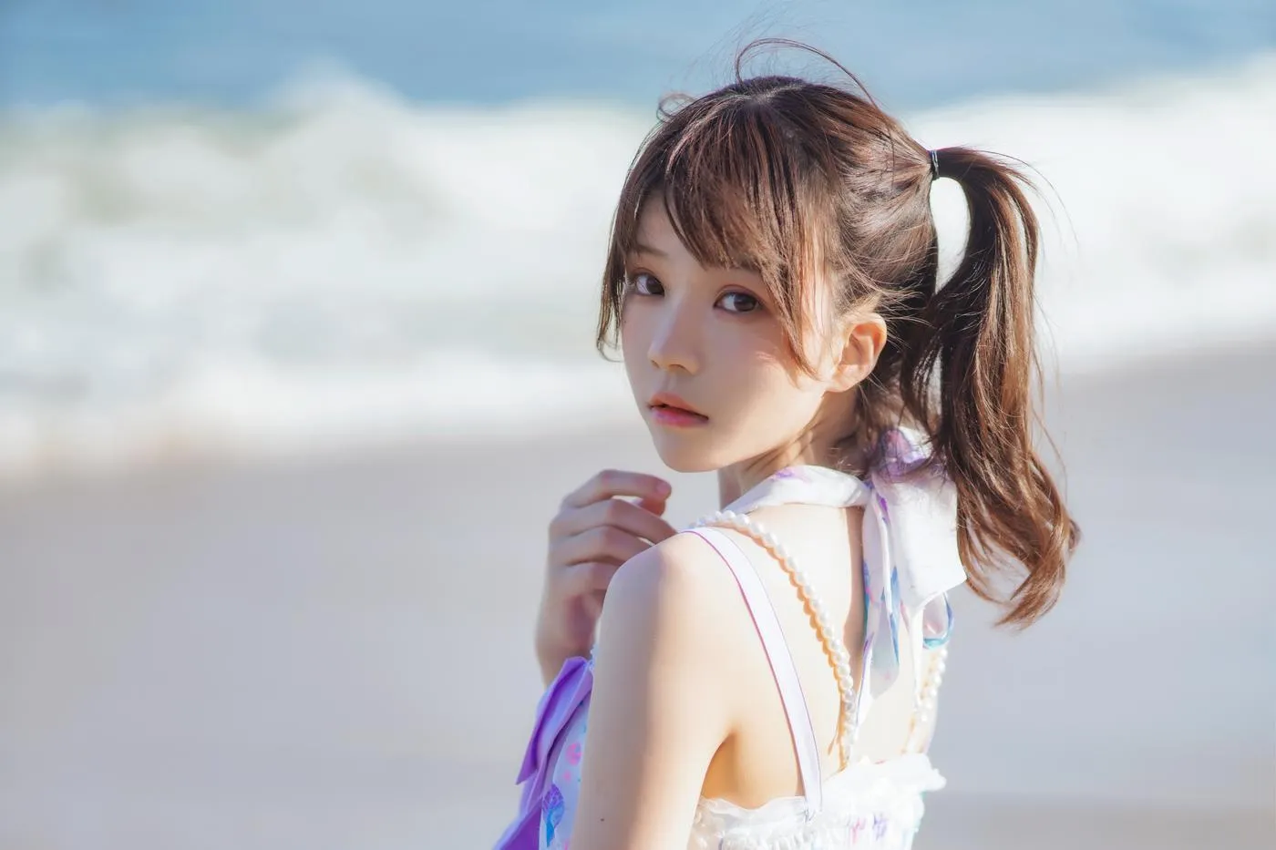桜桃喵 – NO.102 甜甜×4-贝壳（11p [11P]插图7