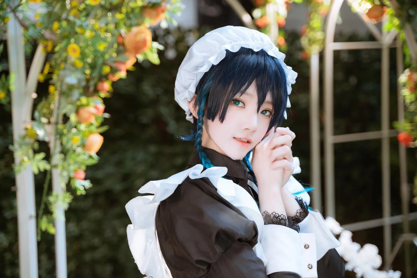 桜桃喵 – NO.140 温迪女仆 花絮 [26P]插图6