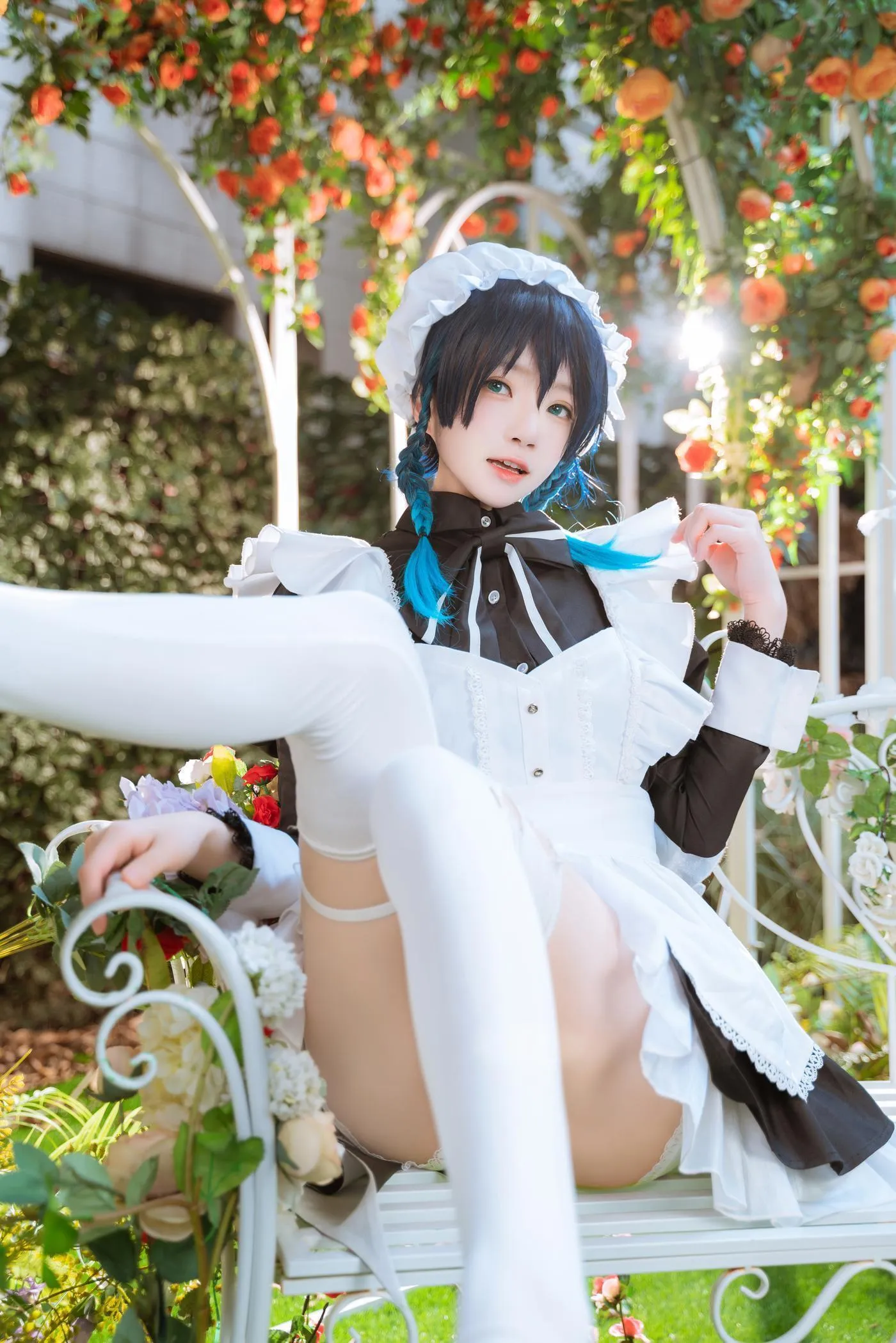 桜桃喵 – NO.140 温迪女仆 花絮 [26P]插图7