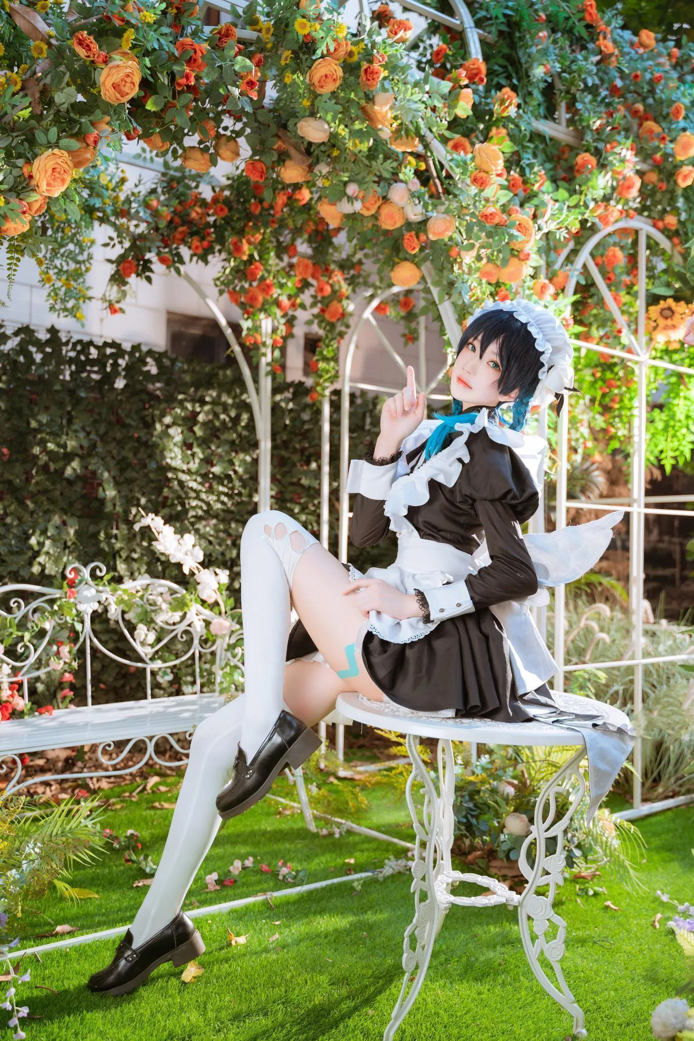 桜桃喵 – NO.140 温迪女仆 花絮 [26P]插图8