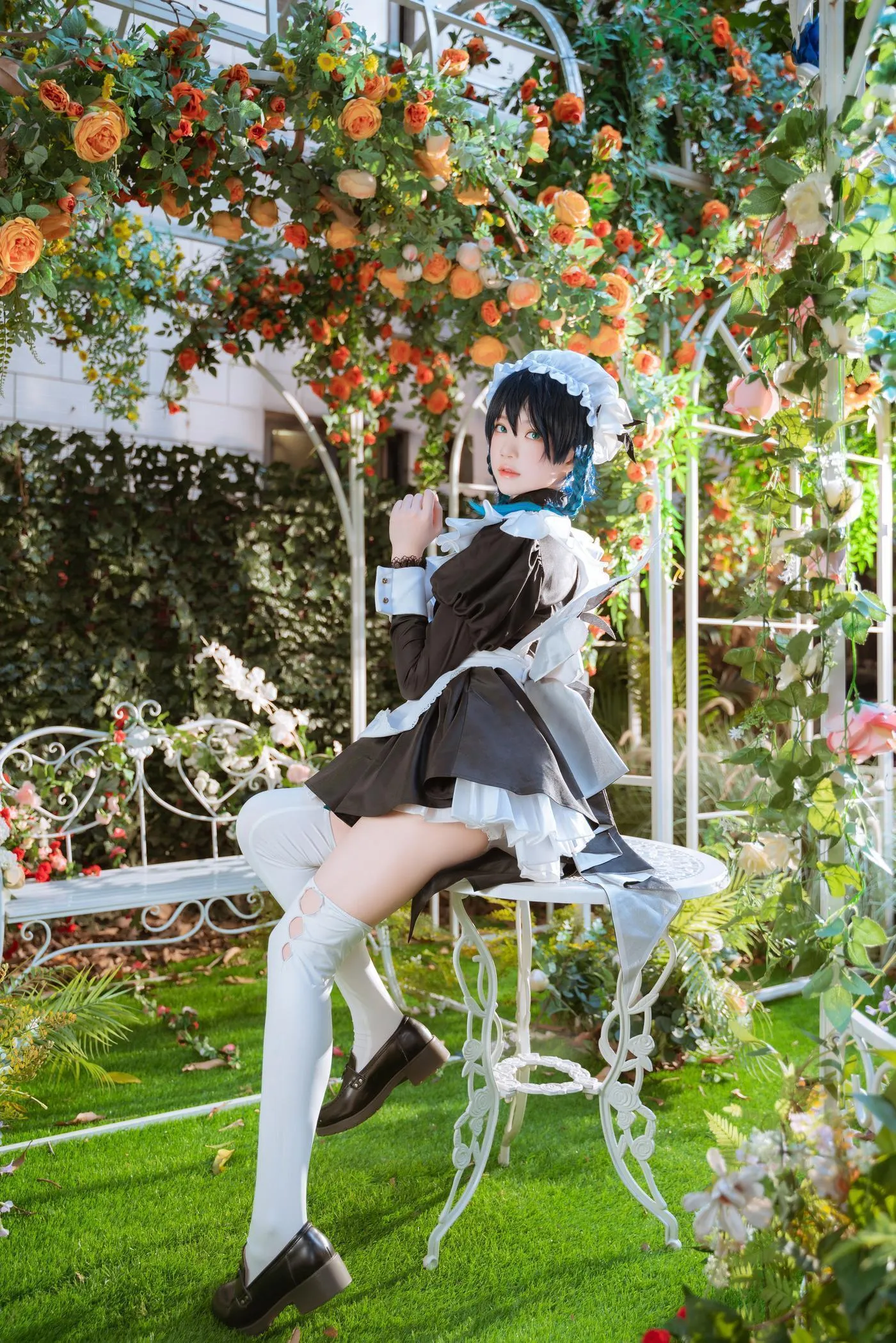 桜桃喵 – NO.140 温迪女仆 花絮 [26P]插图1