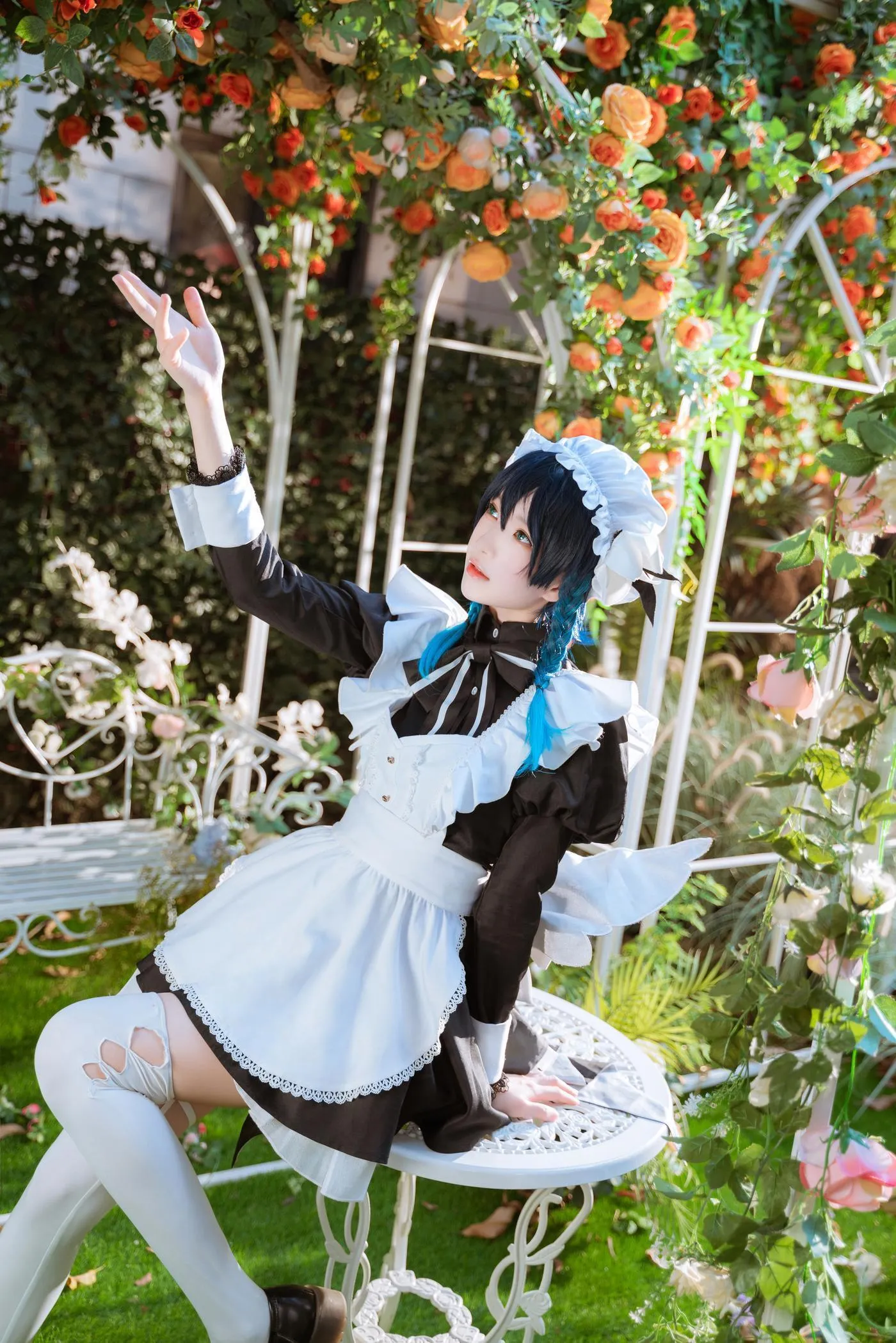 桜桃喵 – NO.140 温迪女仆 花絮 [26P]插图2