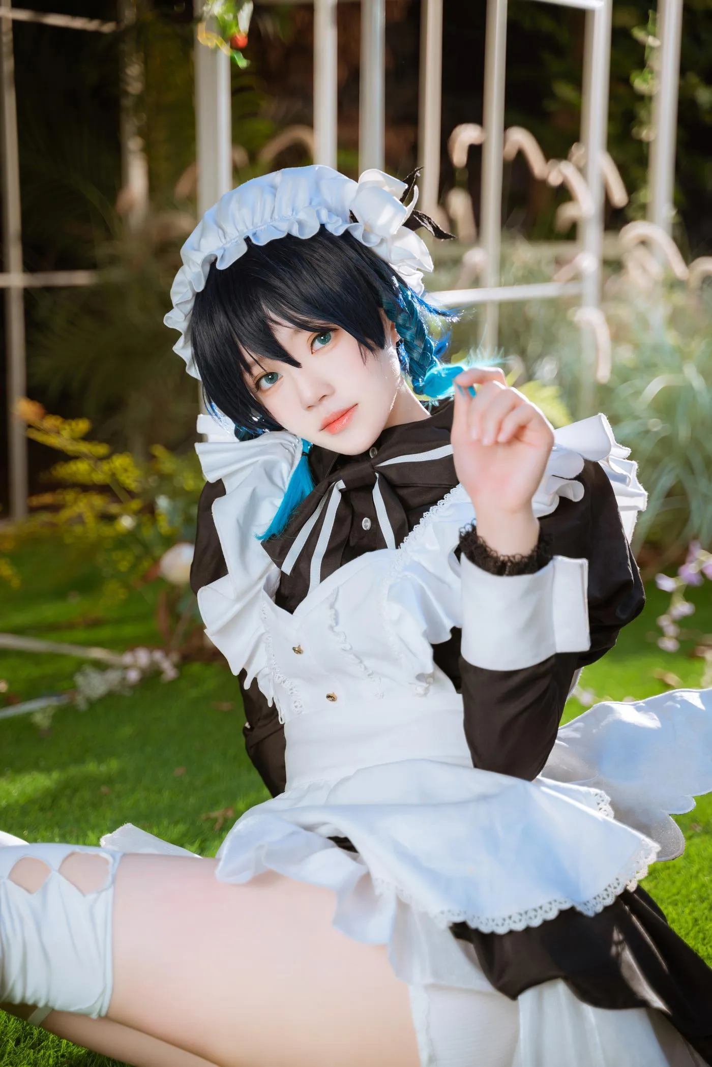 桜桃喵 – NO.140 温迪女仆 花絮 [26P]插图6