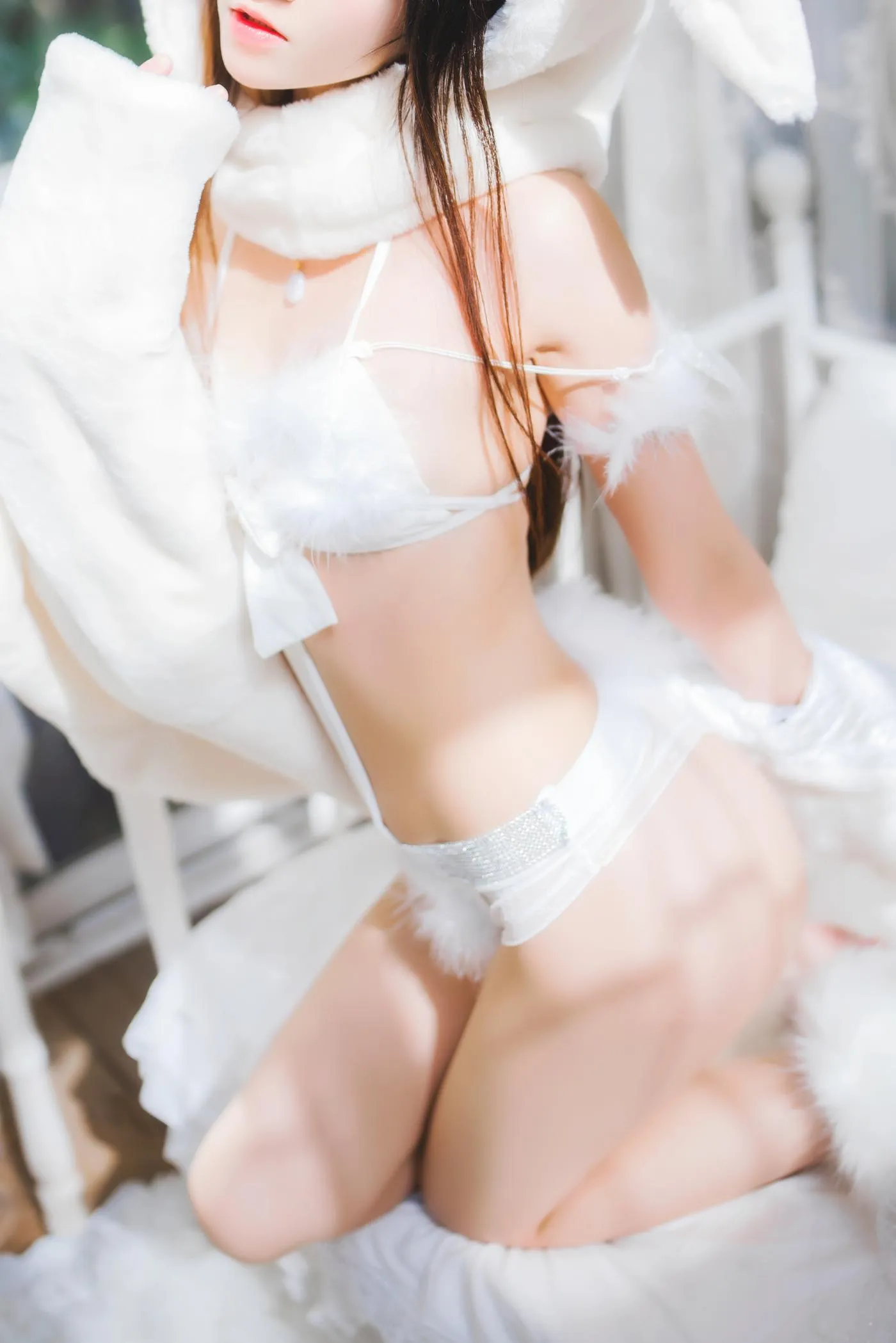 桜桃喵 – NO.141 小白兔01 02-小白兔01（48p [48P]插图