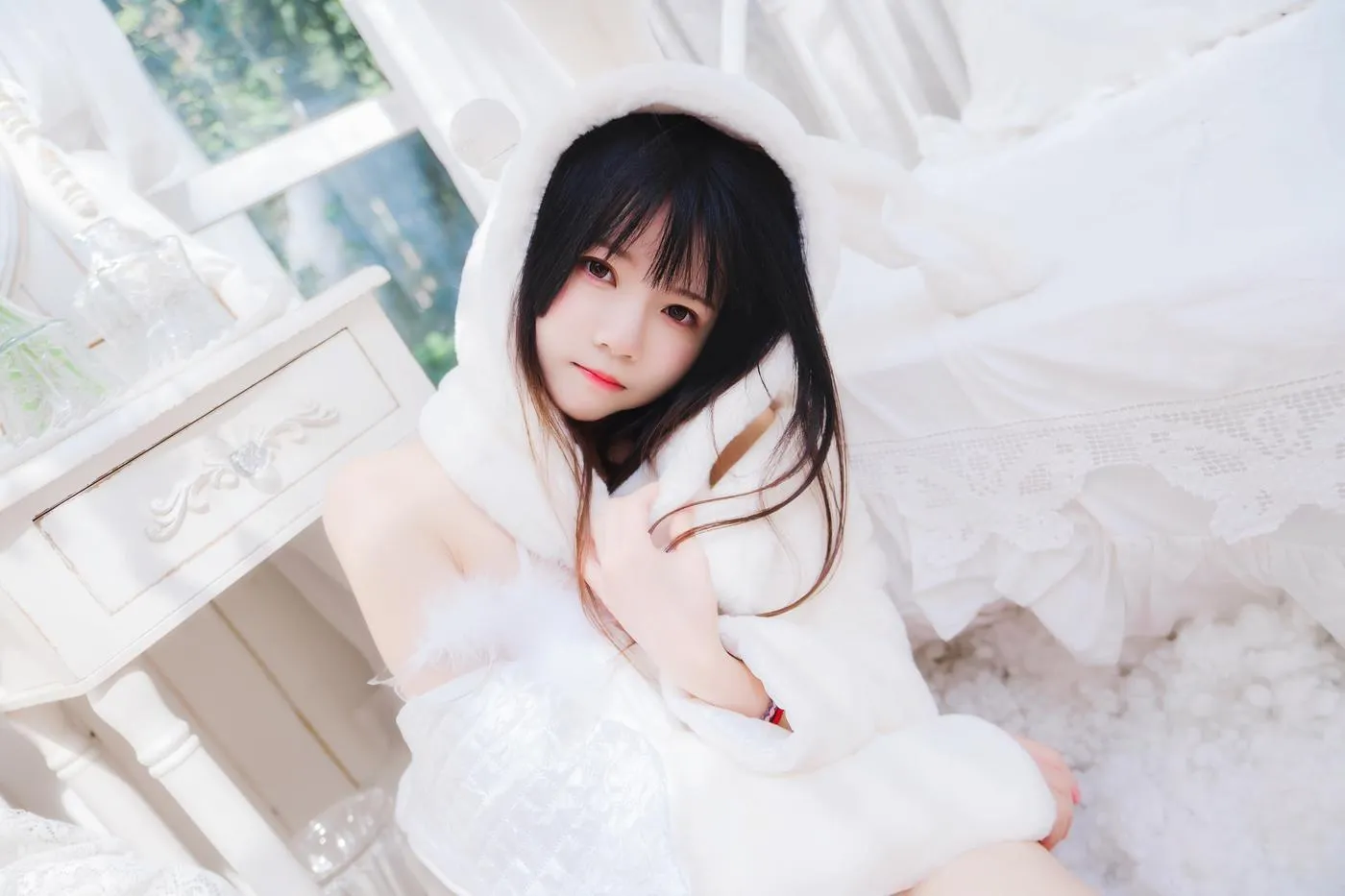 桜桃喵 – NO.141 小白兔01 02-小白兔01（48p [48P]插图2