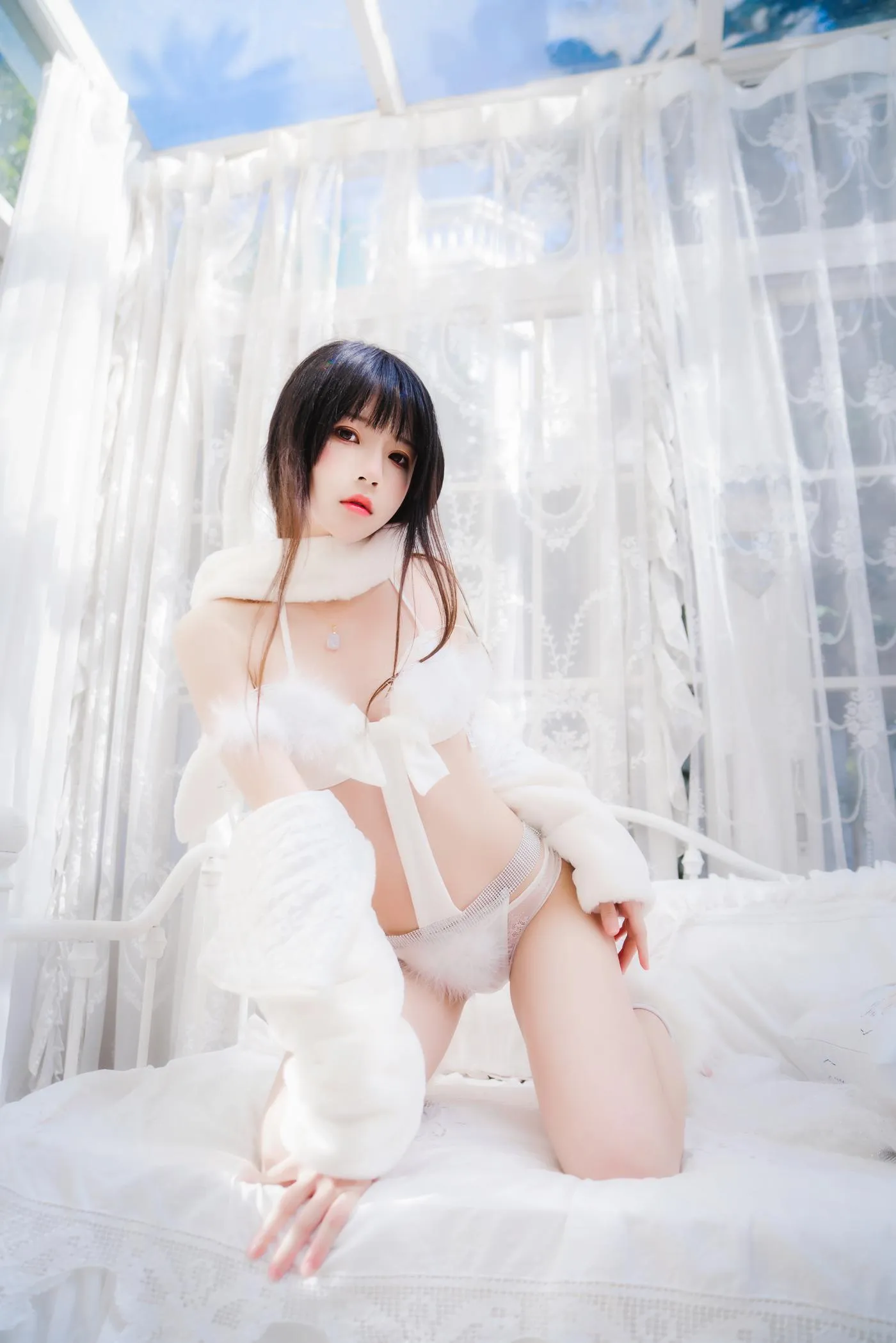 桜桃喵 – NO.141 小白兔01 02-小白兔01（48p [48P]插图6