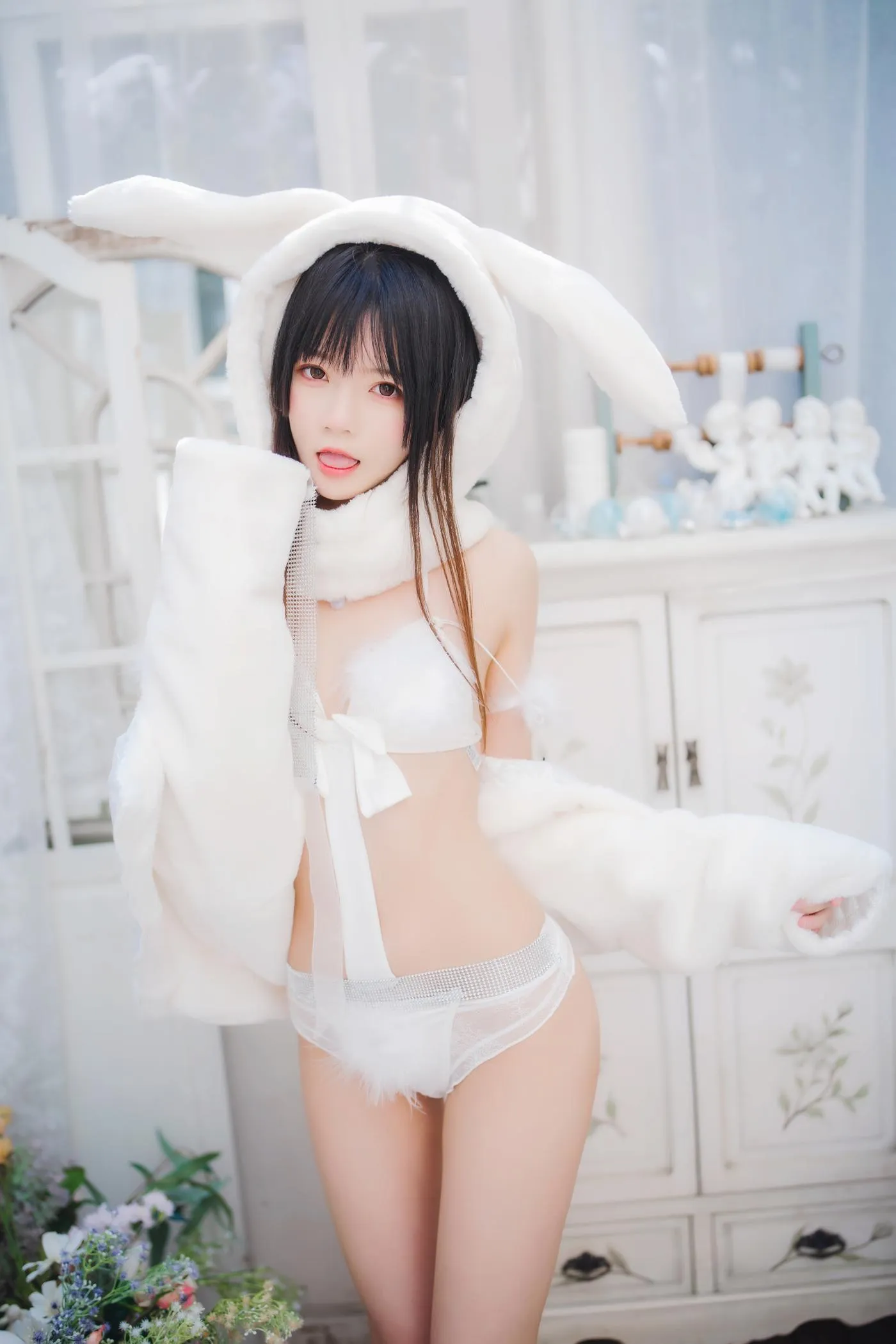 桜桃喵 – NO.141 小白兔01 02-小白兔02（49p [49P]插图5