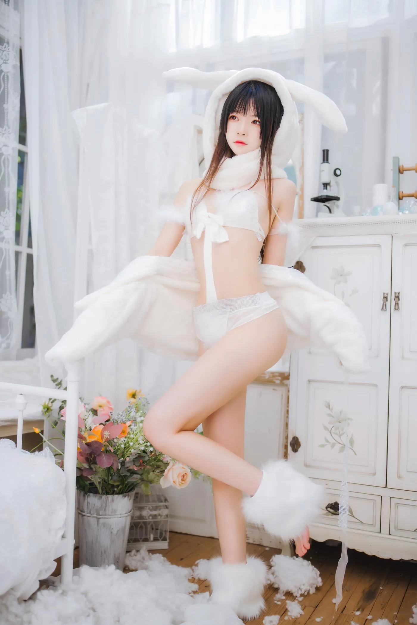 桜桃喵 – NO.141 小白兔01 02-小白兔02（49p [49P]插图6