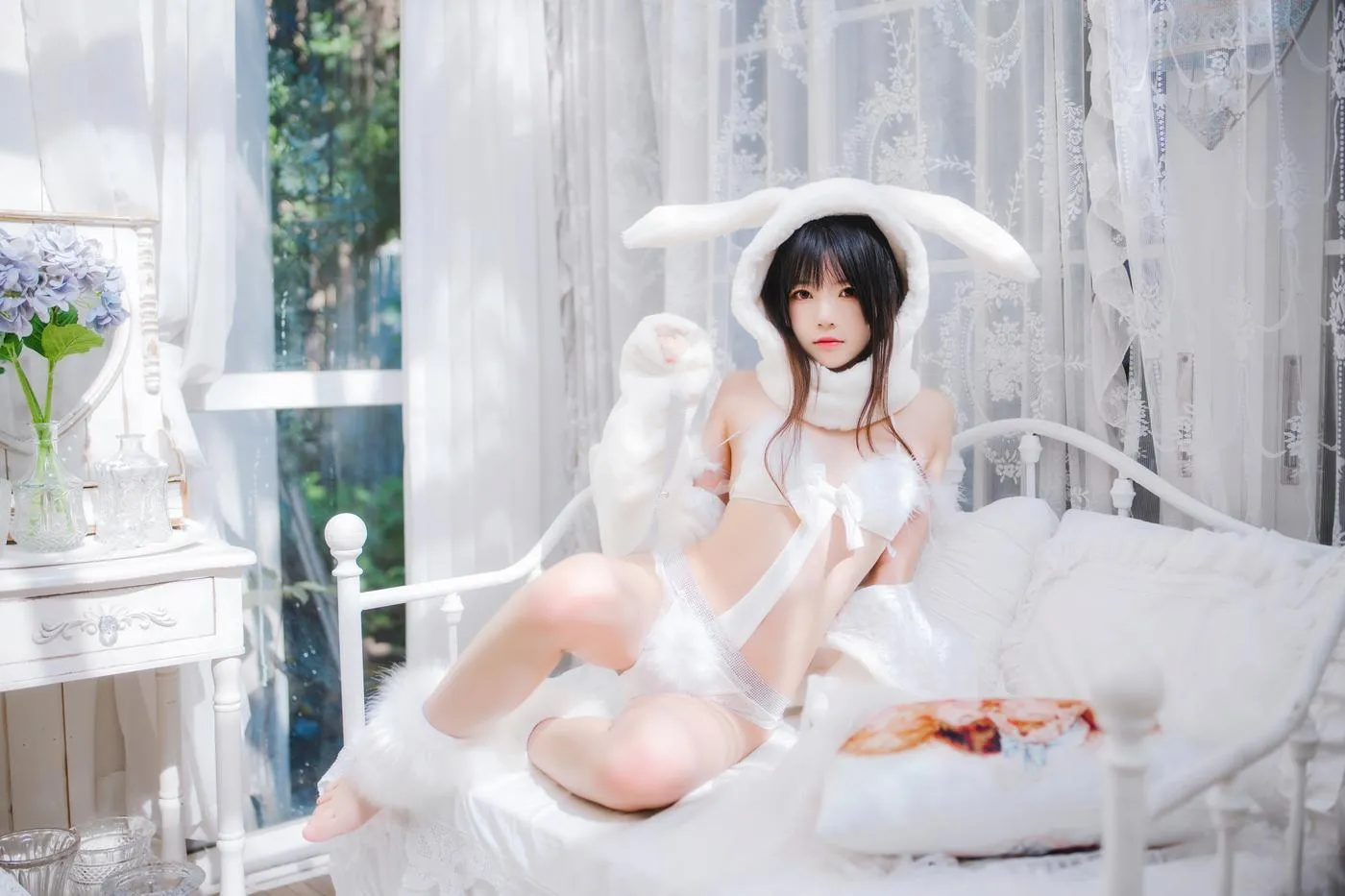 桜桃喵 – NO.141 小白兔01 02-小白兔02（49p [49P]插图7
