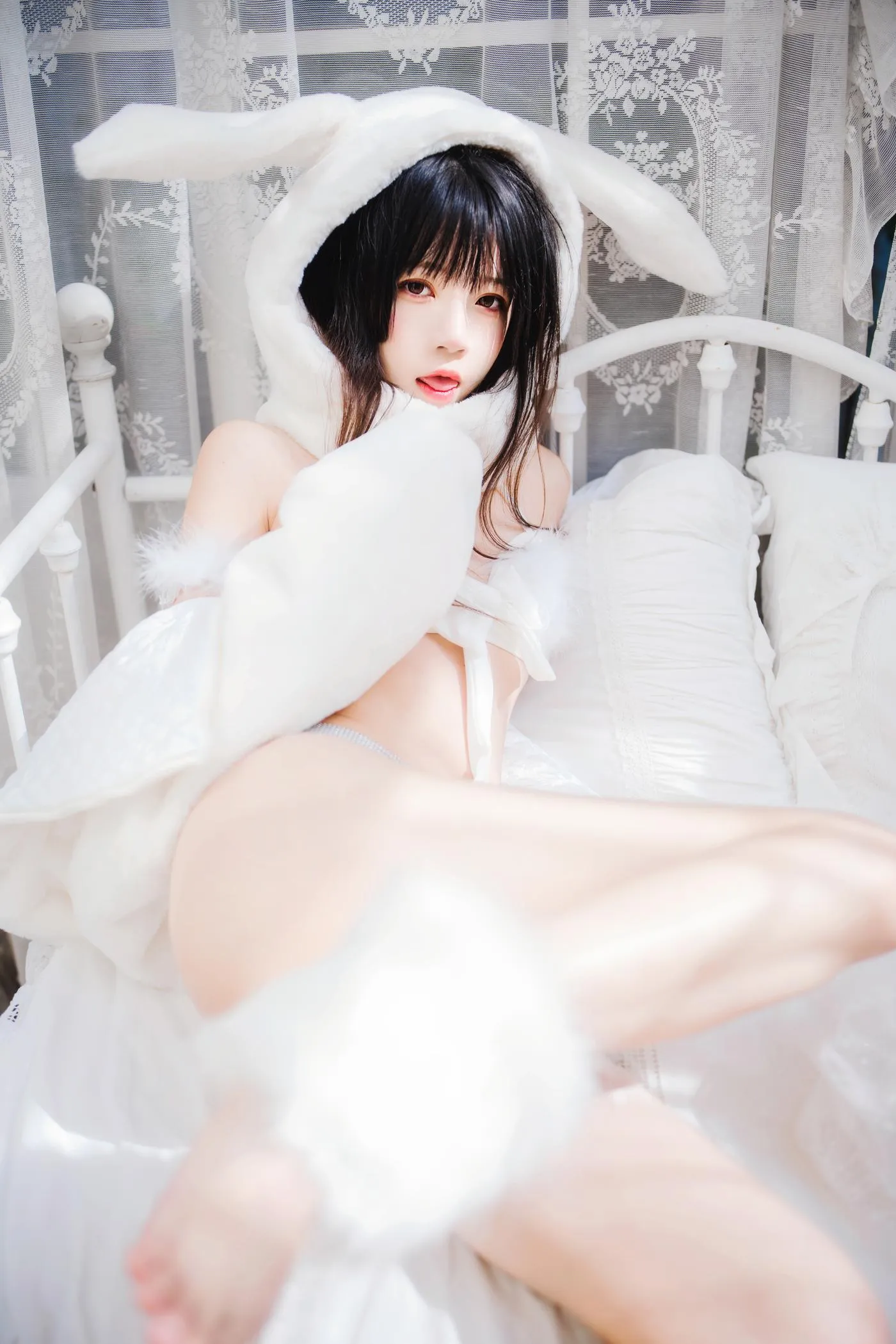桜桃喵 – NO.141 小白兔01 02-小白兔02（49p [49P]插图9