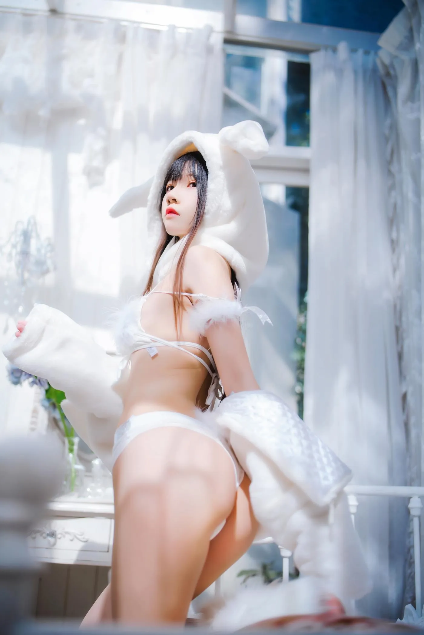 桜桃喵 – NO.141 小白兔01 02-小白兔02（49p [49P]插图1