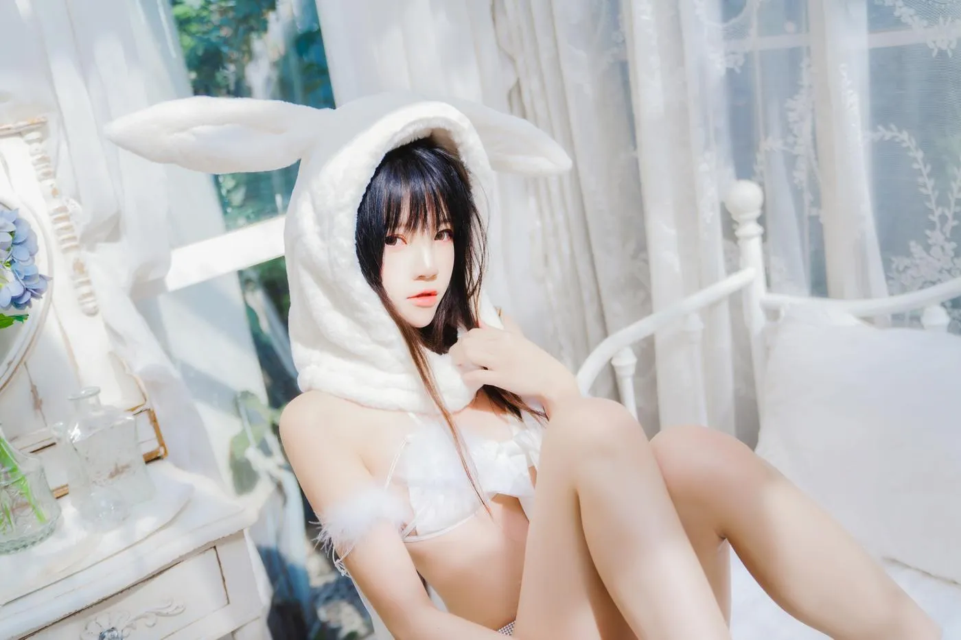 桜桃喵 – NO.141 小白兔01 02-小白兔02（49p [49P]插图8