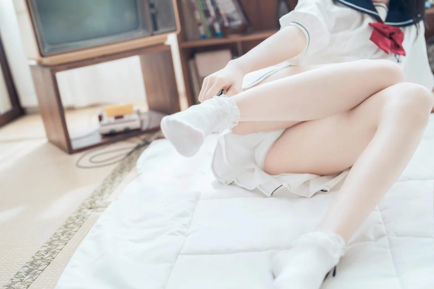 桜桃喵 – NO.142 盛夏制服 [39P]插图7