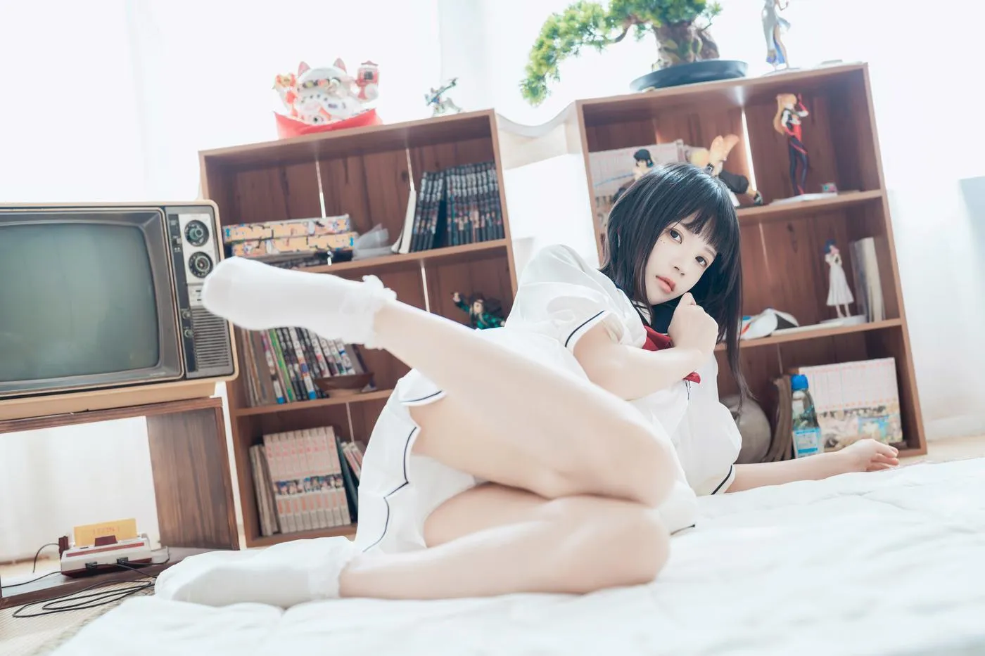 桜桃喵 – NO.142 盛夏制服 [39P]插图9
