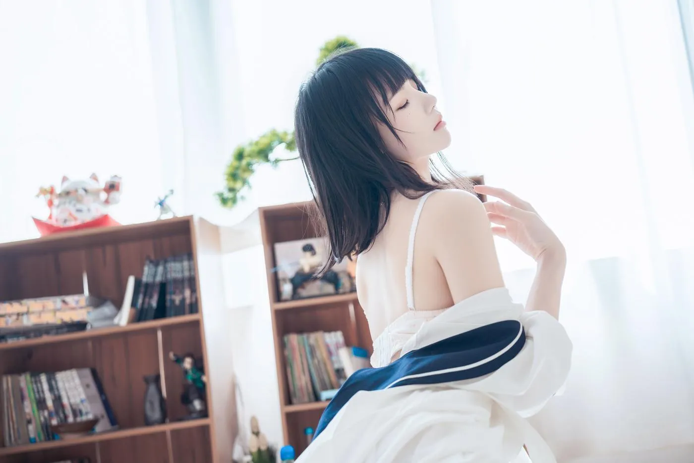 桜桃喵 – NO.142 盛夏制服 [39P]插图7