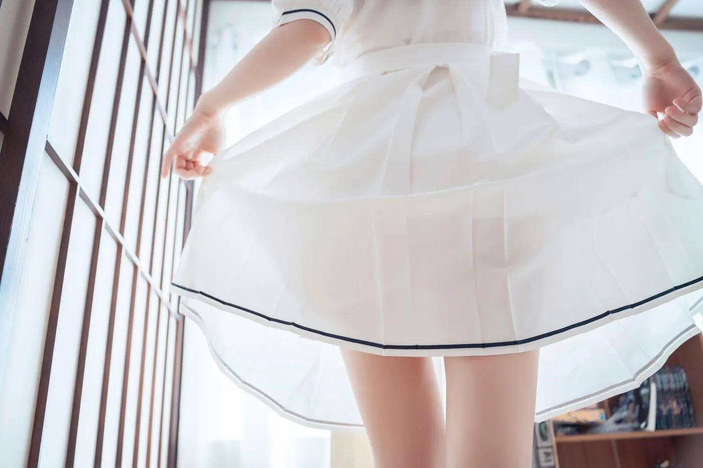 桜桃喵 – NO.142 盛夏制服 [39P]插图2