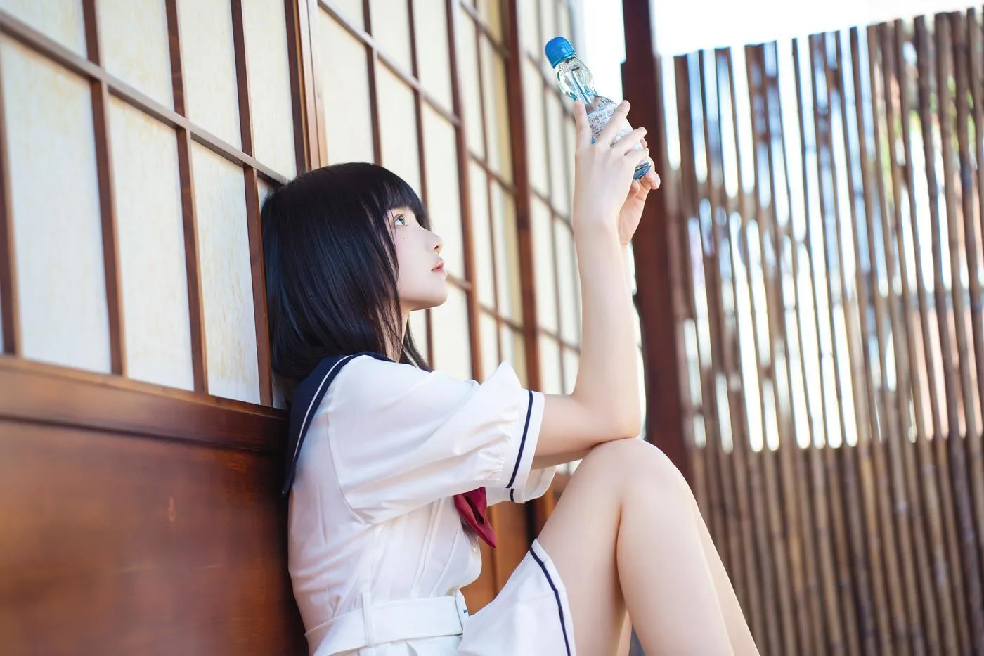 桜桃喵 – NO.142 盛夏制服 [39P]插图2