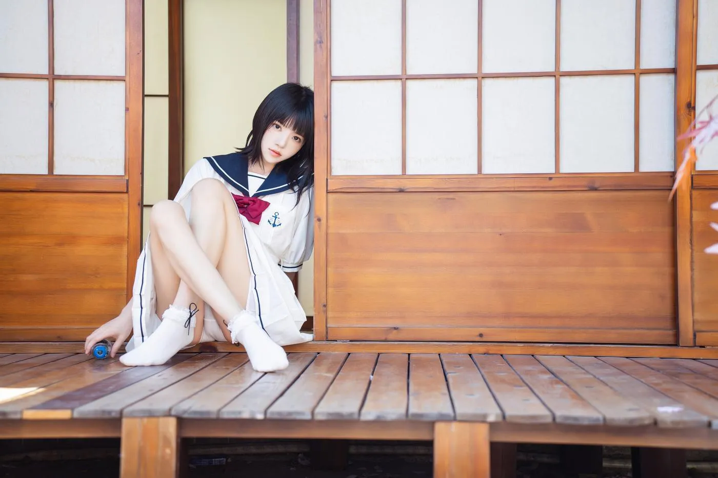 桜桃喵 – NO.142 盛夏制服 [39P]插图5