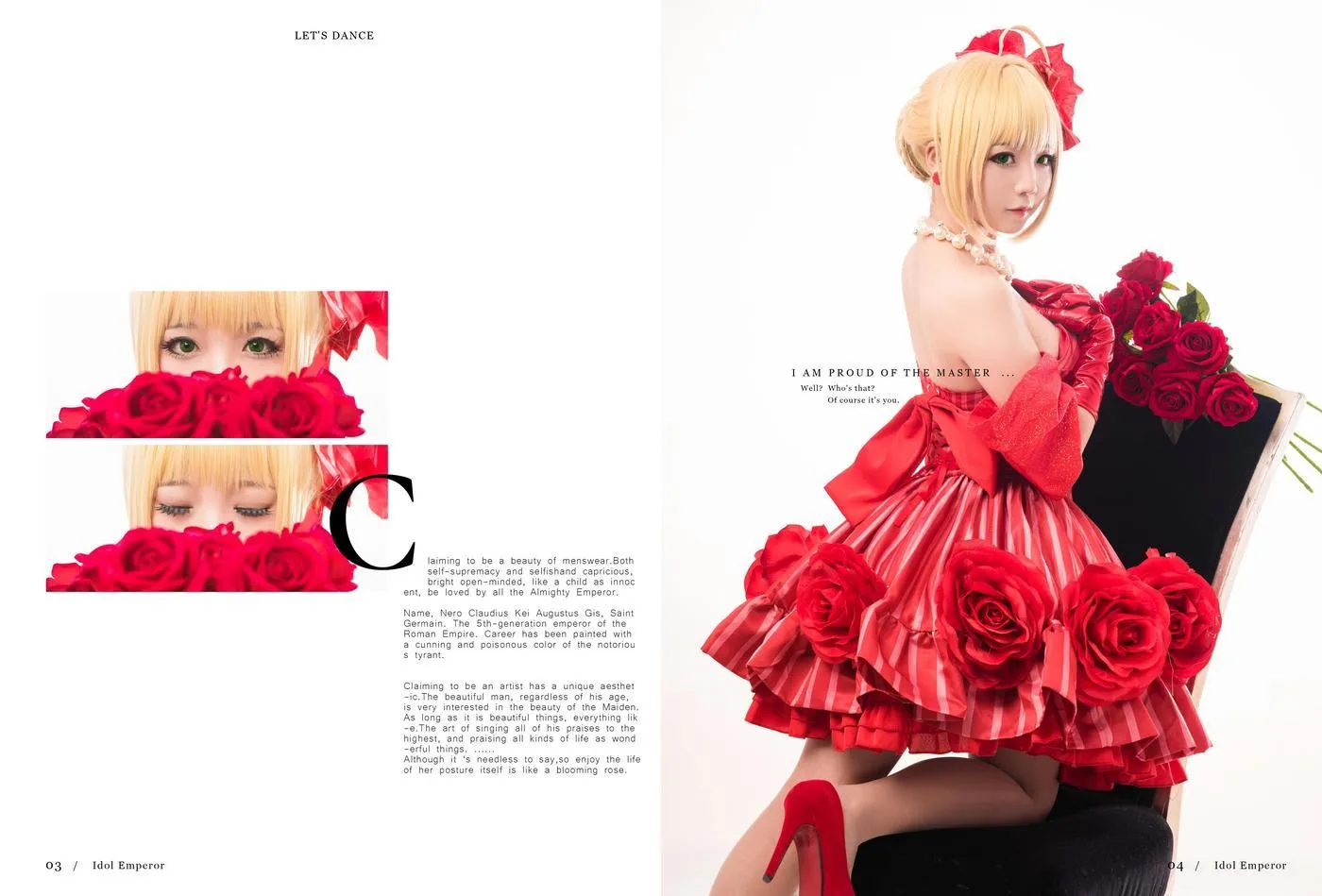 楚楚子w – NO.03 COS-FATEEXTRA COS尼禄cos正片 [18P]插图4