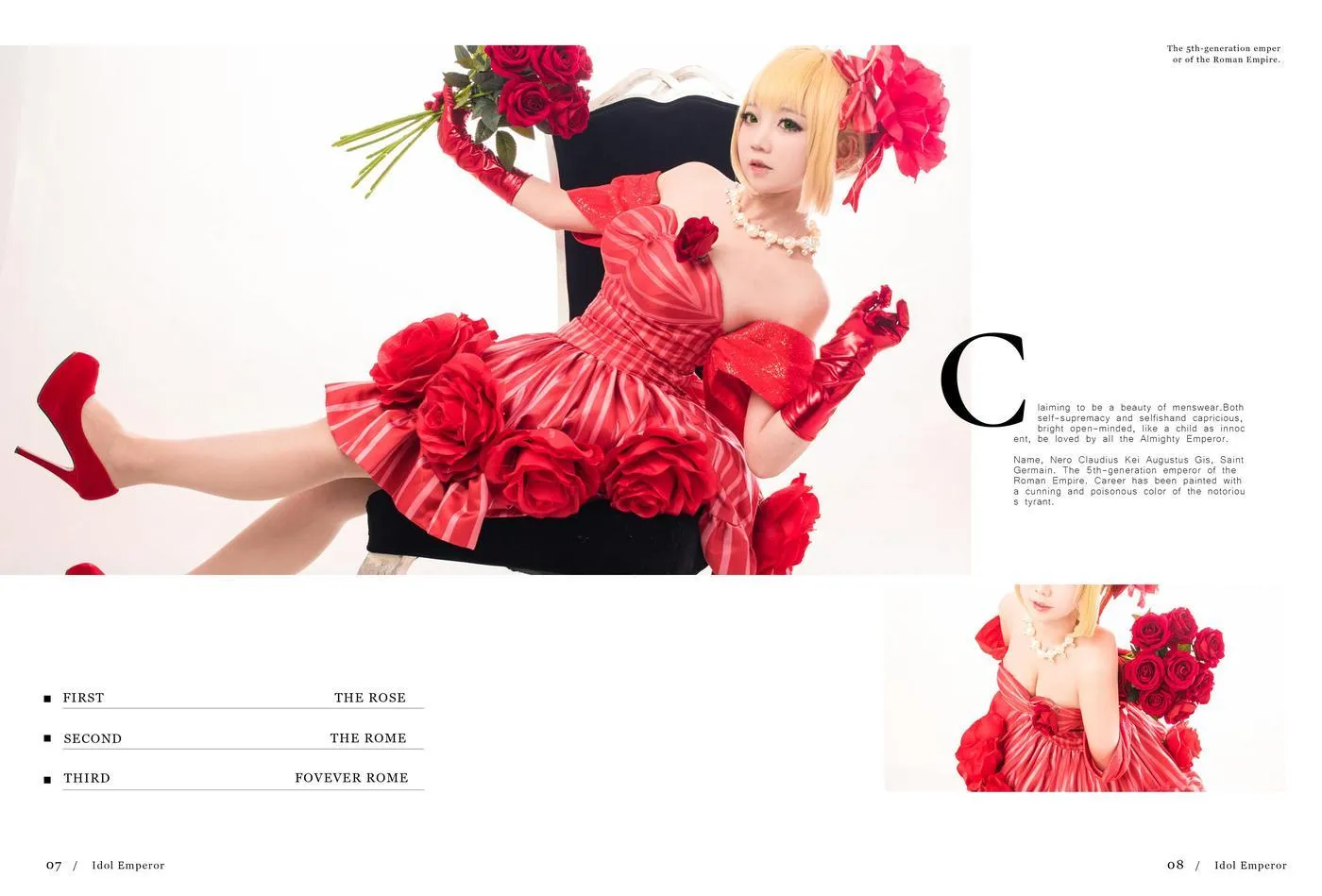 楚楚子w – NO.03 COS-FATEEXTRA COS尼禄cos正片 [18P]插图6