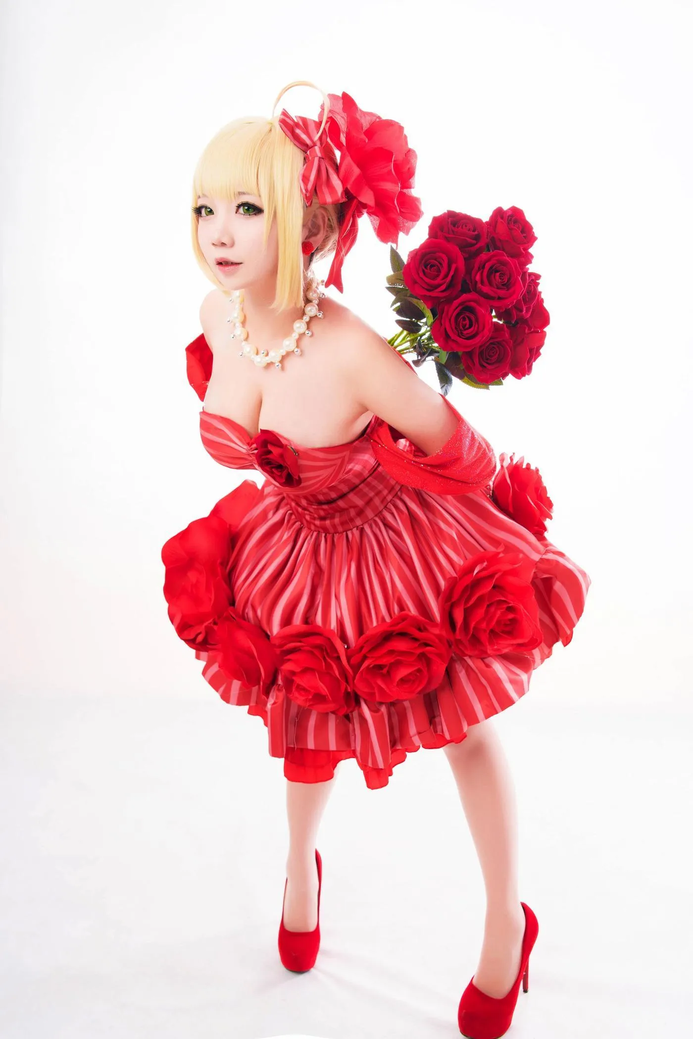 楚楚子w – NO.03 COS-FATEEXTRA COS尼禄cos正片 [18P]插图1