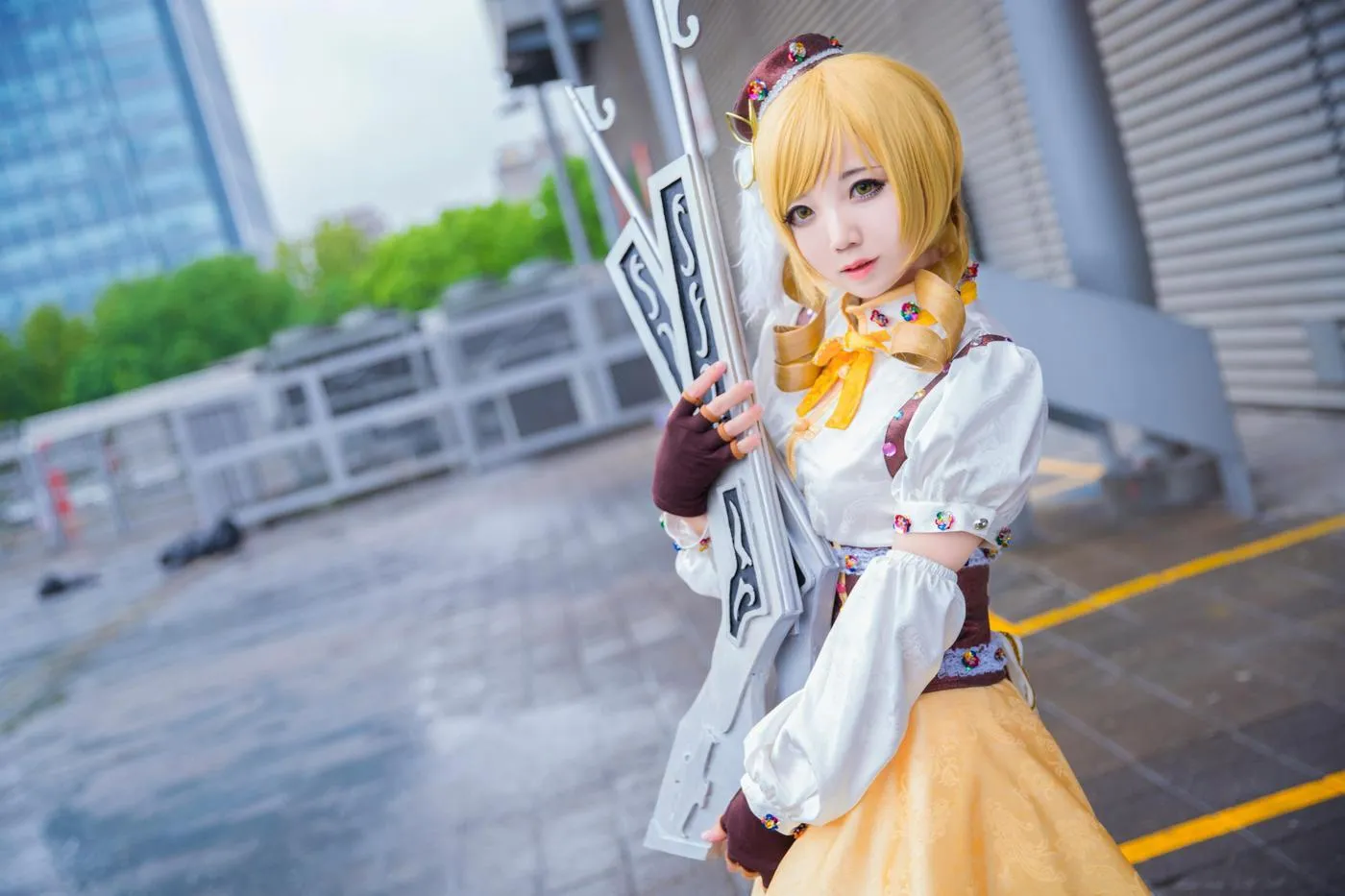 楚楚子w – NO.47 COS-魔法少女小圆COS场照巴麻美 [8P]插图7