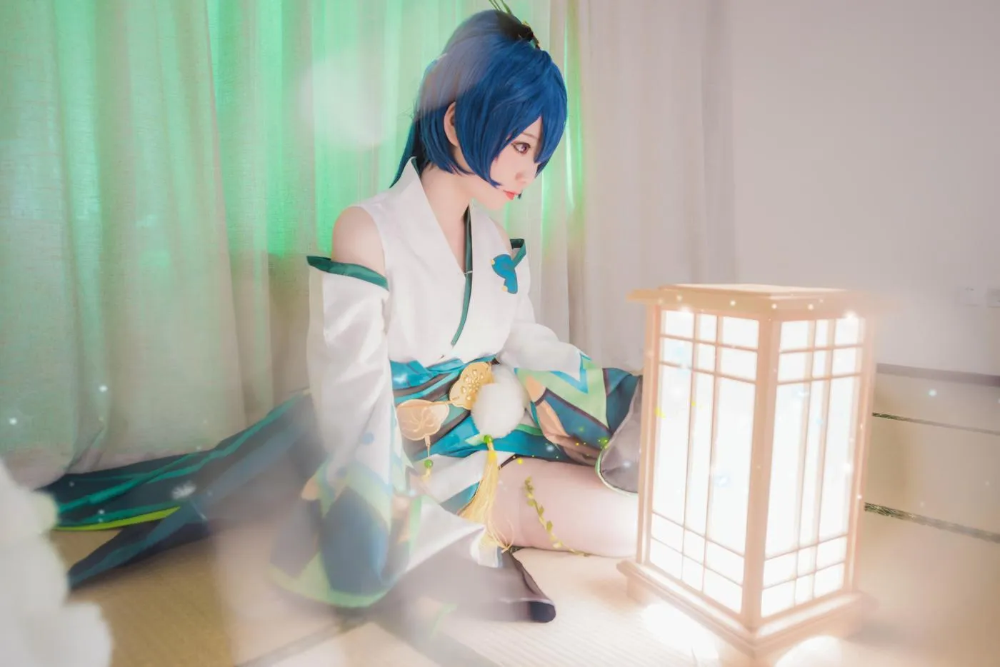 楚楚子w – NO.62 COS-阴阳师手游COS阴阳师百魅夜行萤草 [15P]插图4
