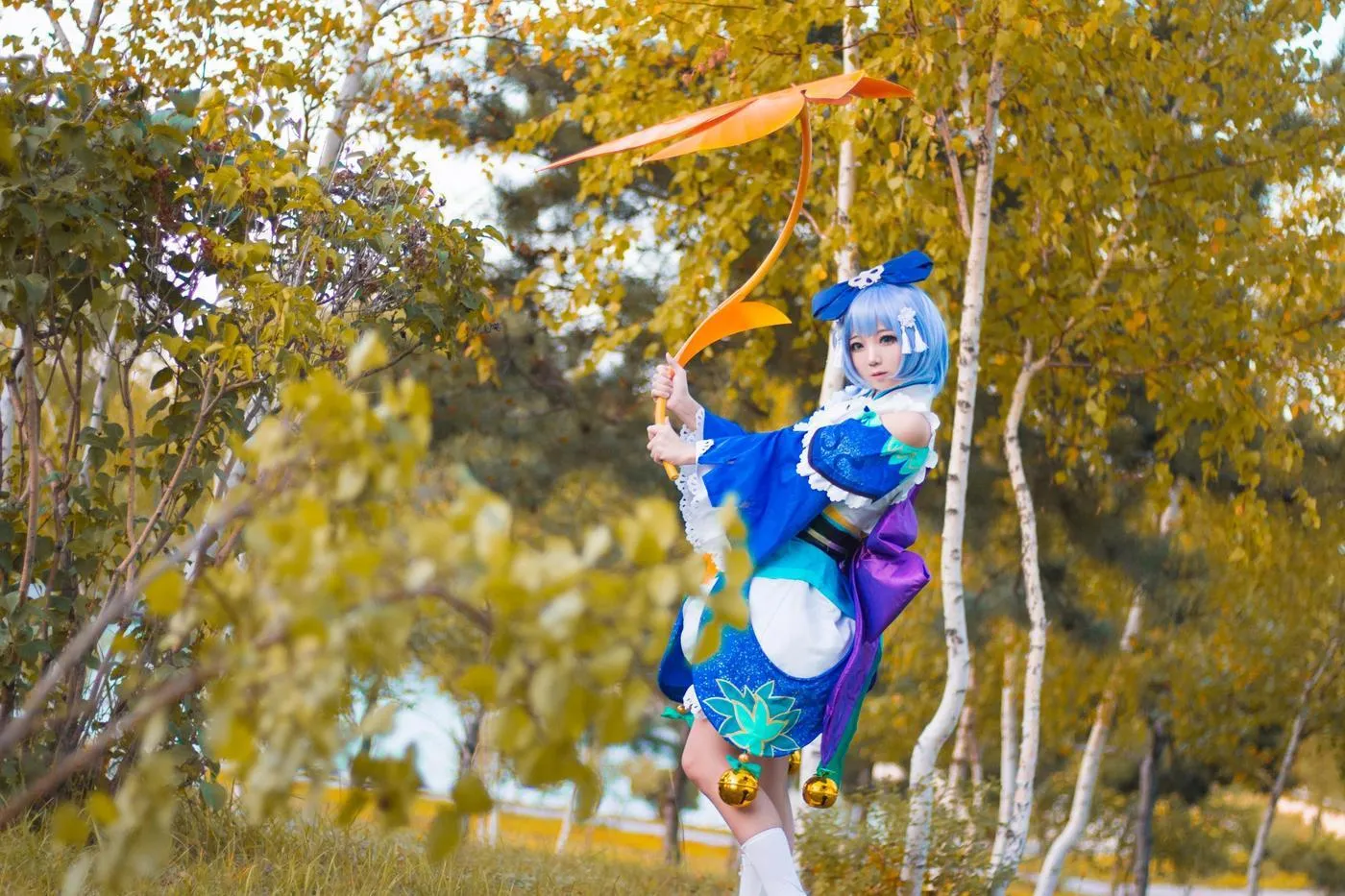 楚楚子w – NO.63 COS-阴阳师手游COS萤草 [16P]插图5