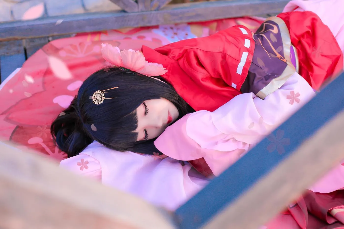 楚楚子w – NO.64 COS-阴阳师手游COS御姐樱花妖 [20P]插图1
