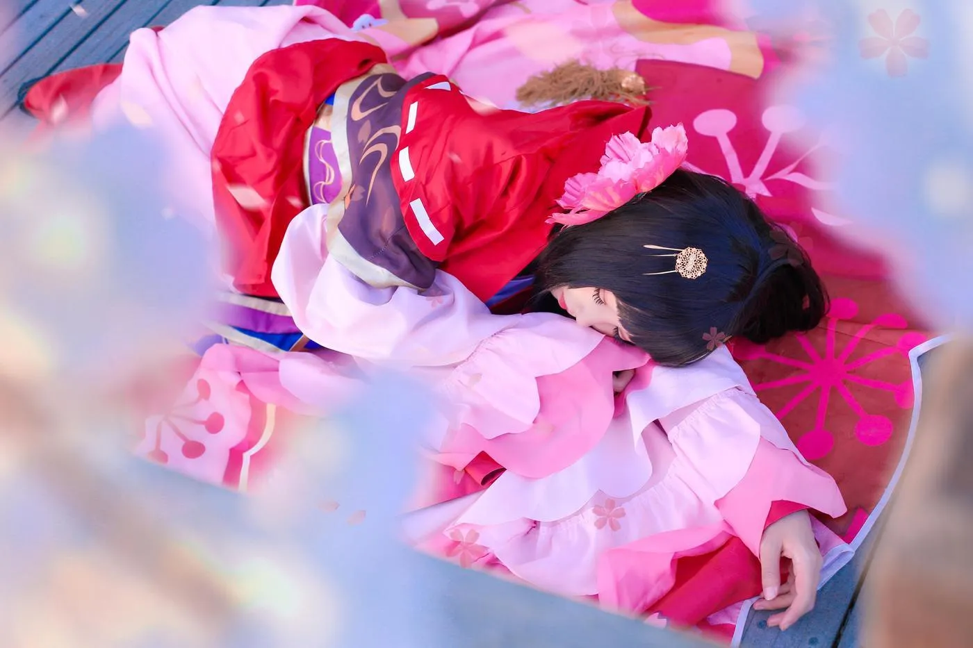 楚楚子w – NO.64 COS-阴阳师手游COS御姐樱花妖 [20P]插图3