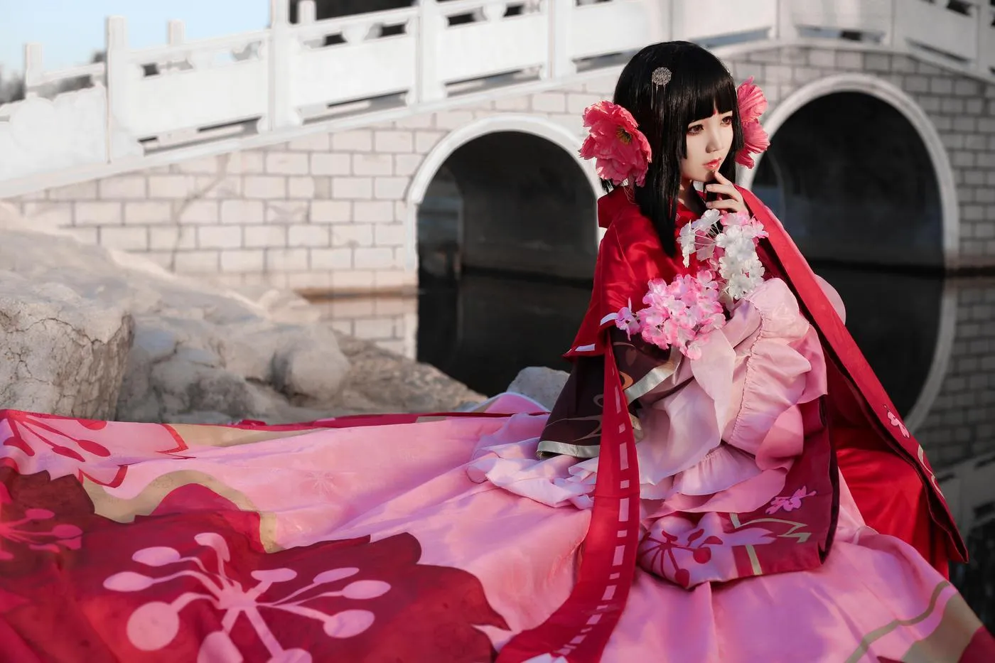 楚楚子w – NO.64 COS-阴阳师手游COS御姐樱花妖 [20P]插图4