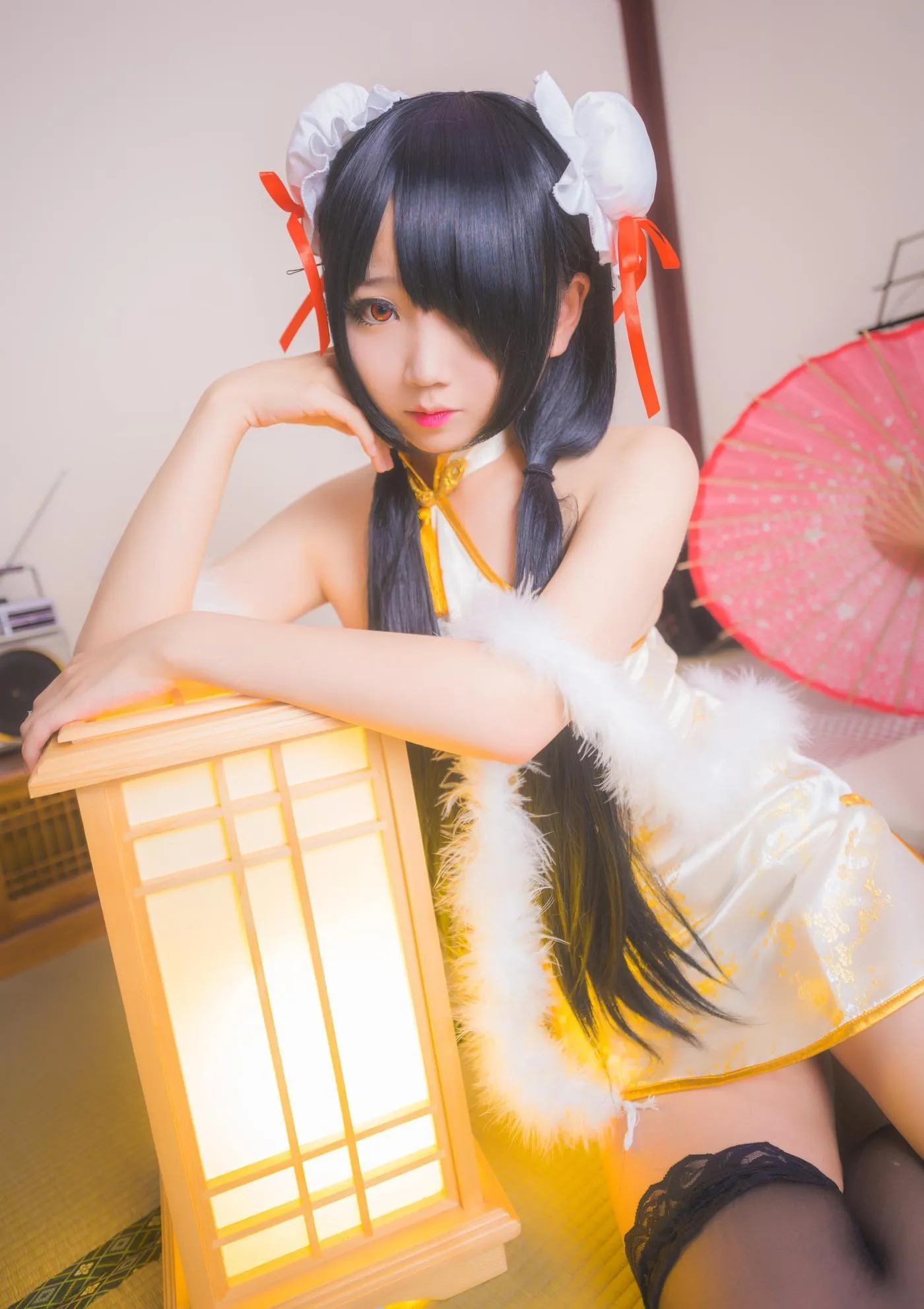 楚楚子w – NO.66 COS-约会大作战COS旗袍时崎狂三 [18P]插图7