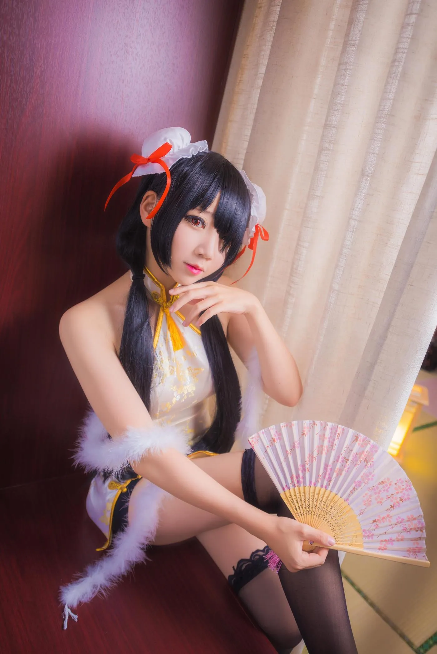 楚楚子w – NO.66 COS-约会大作战COS旗袍时崎狂三 [18P]插图7