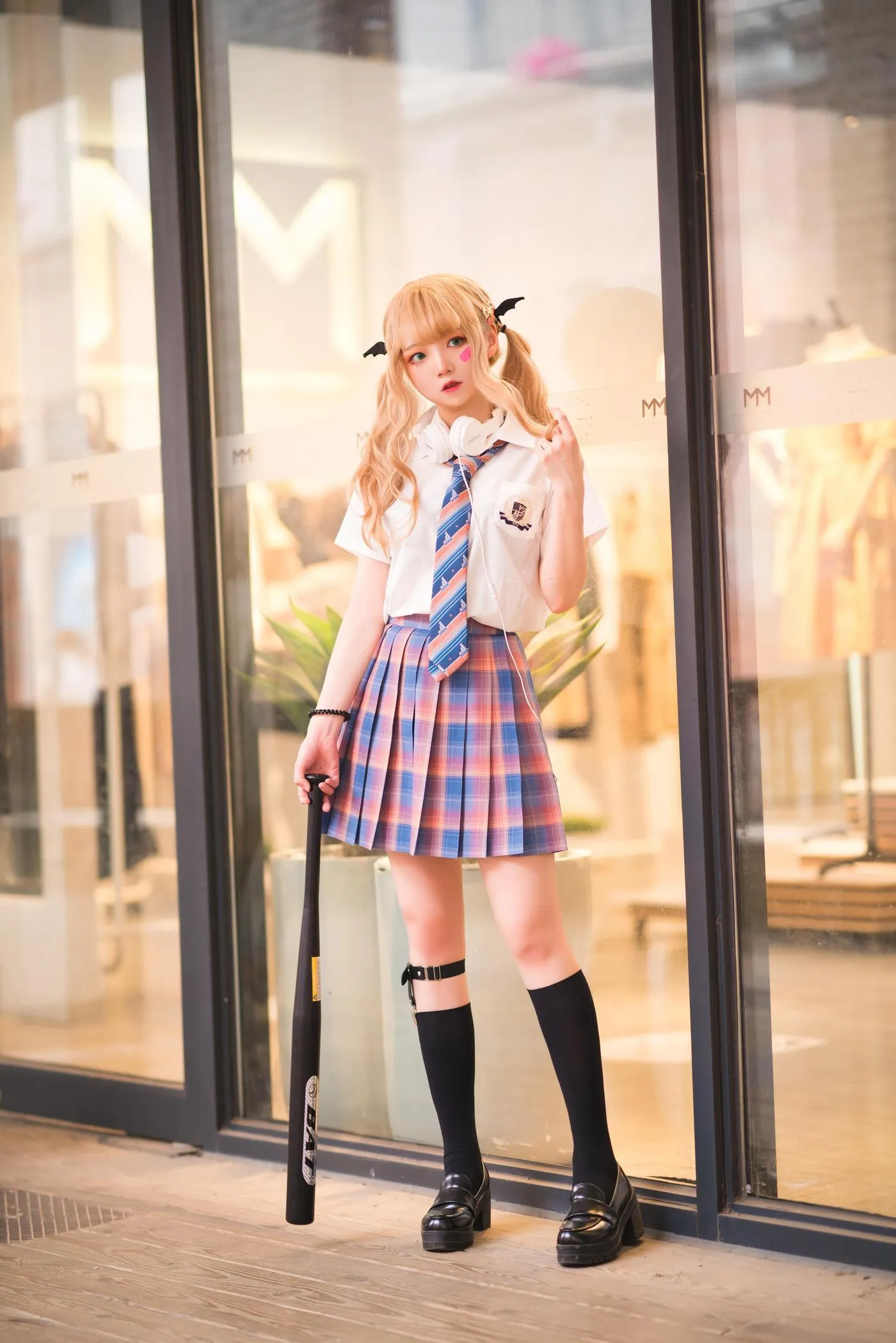 楚楚子w – NO.69 JK夏日穿搭JK制服 [18P]插图3