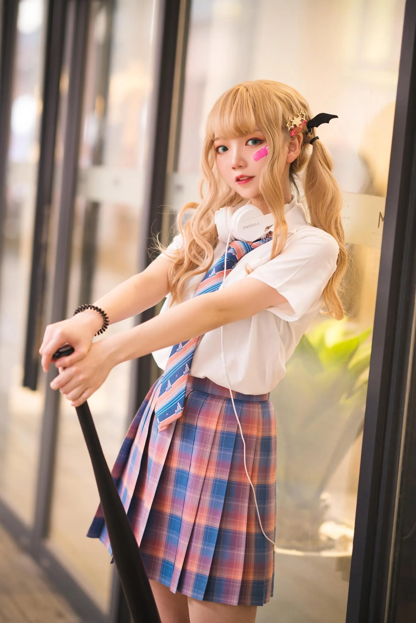 楚楚子w – NO.69 JK夏日穿搭JK制服 [18P]插图5