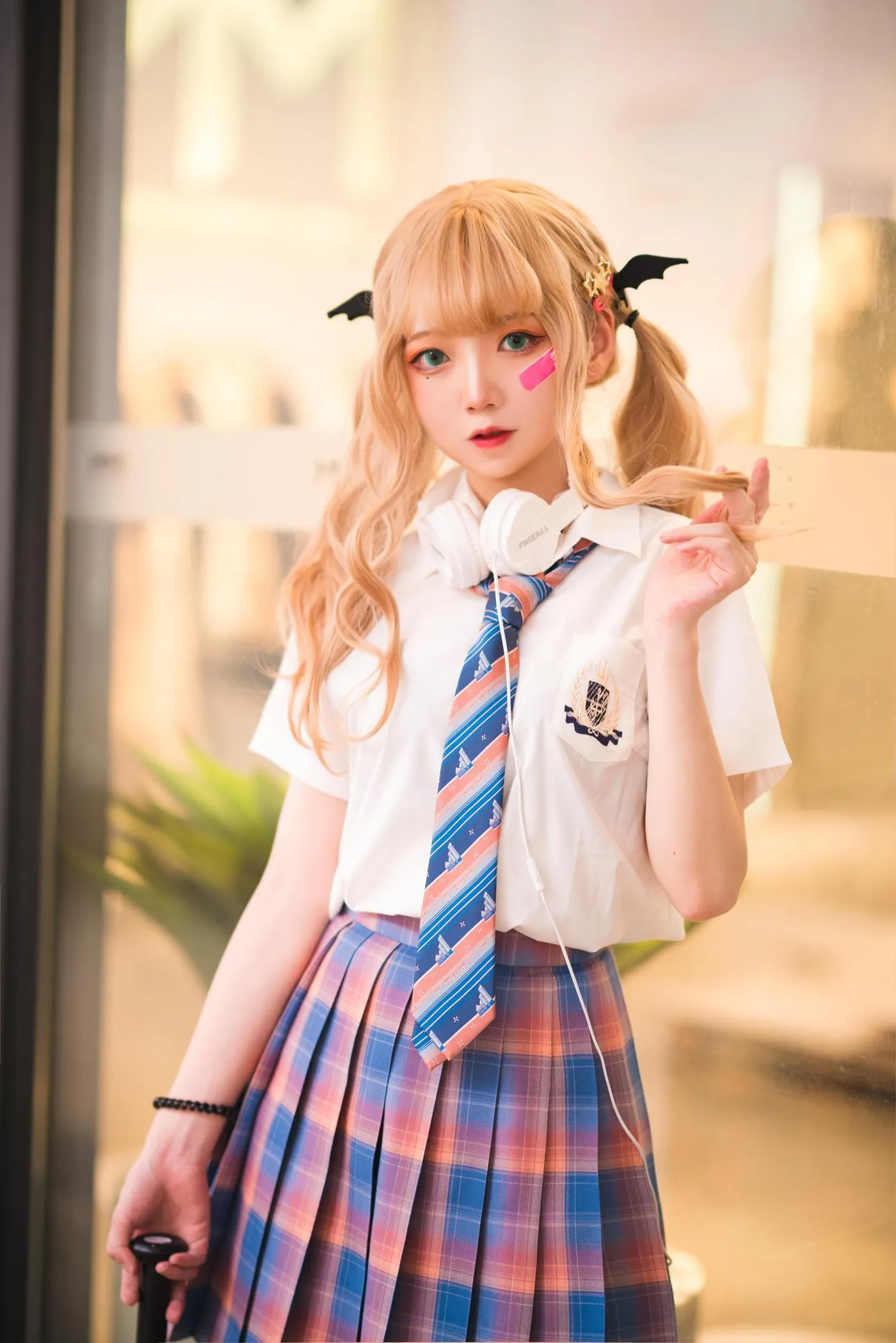 楚楚子w – NO.69 JK夏日穿搭JK制服 [18P]插图6