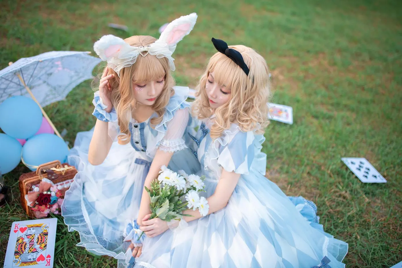 楚楚子w – NO.71 LOLITAE装扮双子爱丽丝 [22P]插图5