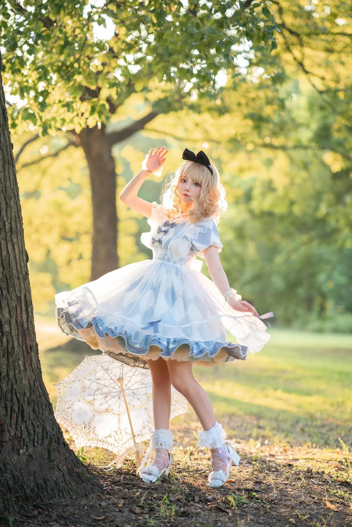 楚楚子w – NO.71 LOLITAE装扮双子爱丽丝 [22P]插图9