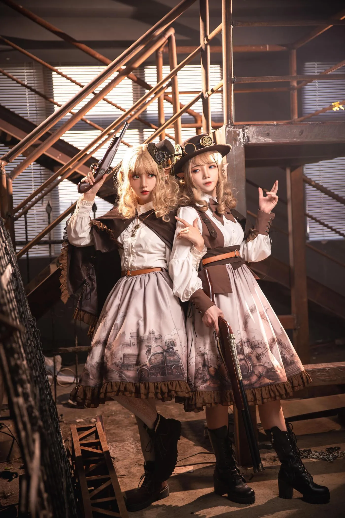 楚楚子w – NO.73 LOLITAS装扮蒸汽朋克 BCY LOLITA穿搭出镜：楚楚子➕鹤祈 [16P]插图5