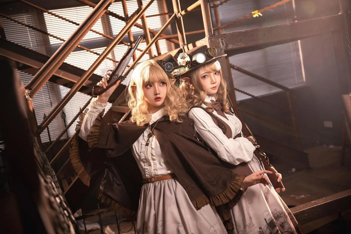 楚楚子w – NO.73 LOLITAS装扮蒸汽朋克 BCY LOLITA穿搭出镜：楚楚子➕鹤祈 [16P]插图6