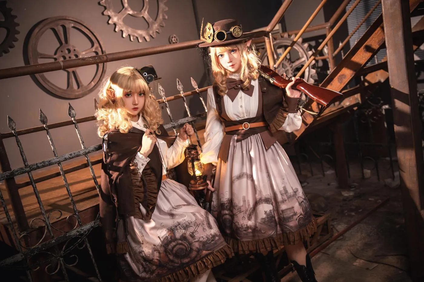 楚楚子w – NO.73 LOLITAS装扮蒸汽朋克 BCY LOLITA穿搭出镜：楚楚子➕鹤祈 [16P]插图7