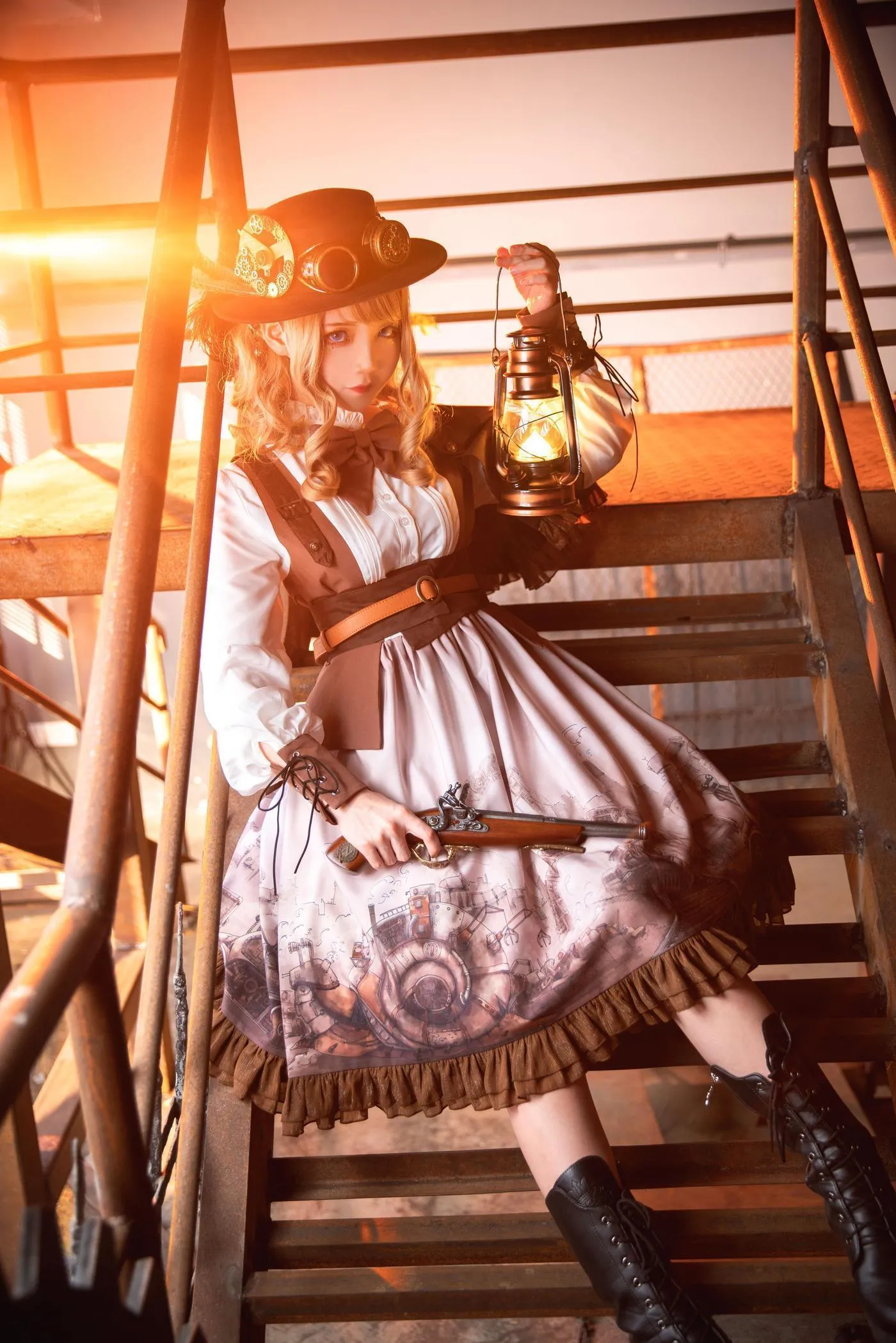 楚楚子w – NO.73 LOLITAS装扮蒸汽朋克 BCY LOLITA穿搭出镜：楚楚子➕鹤祈 [16P]插图