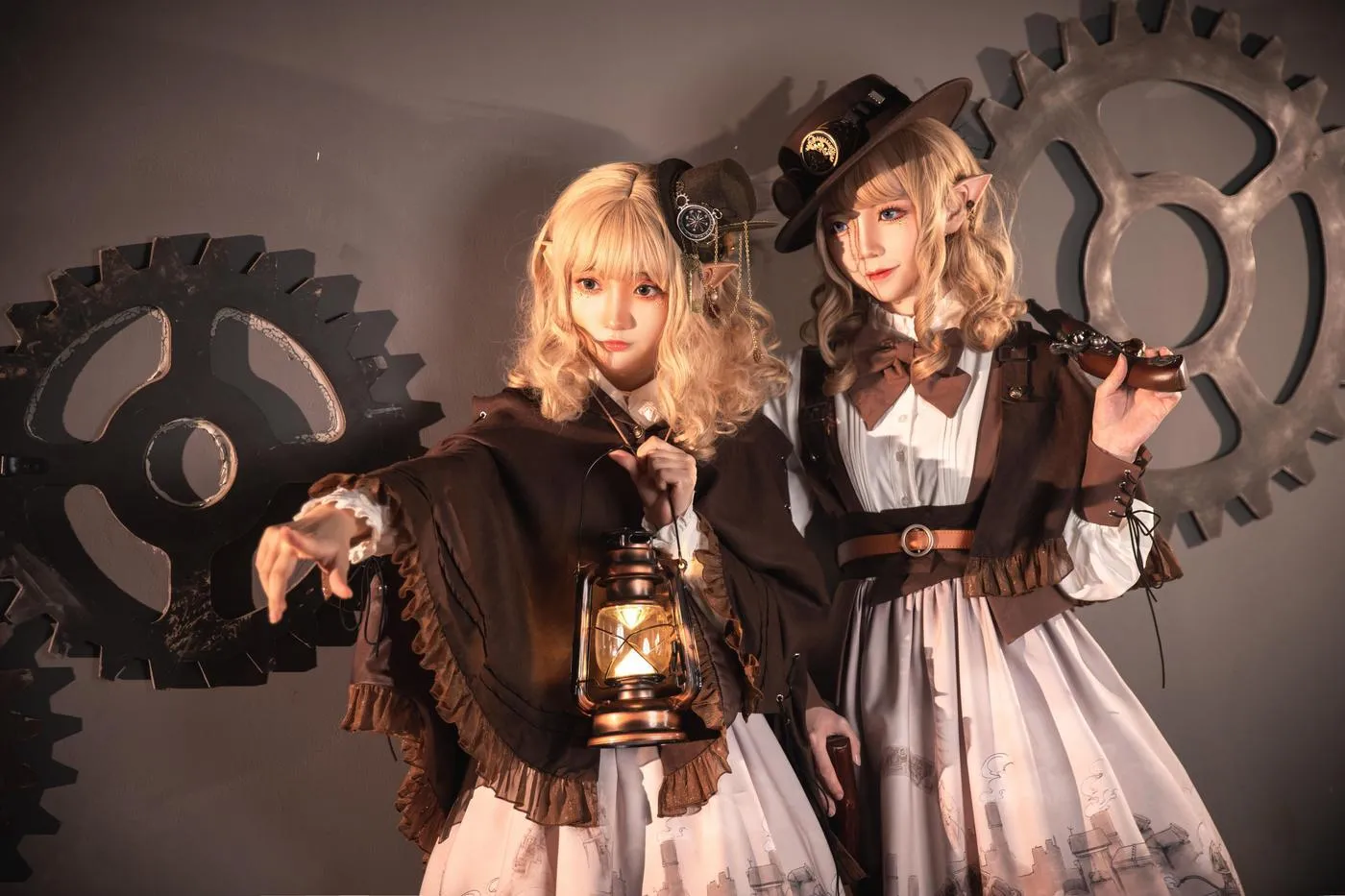 楚楚子w – NO.73 LOLITAS装扮蒸汽朋克 BCY LOLITA穿搭出镜：楚楚子➕鹤祈 [16P]插图5