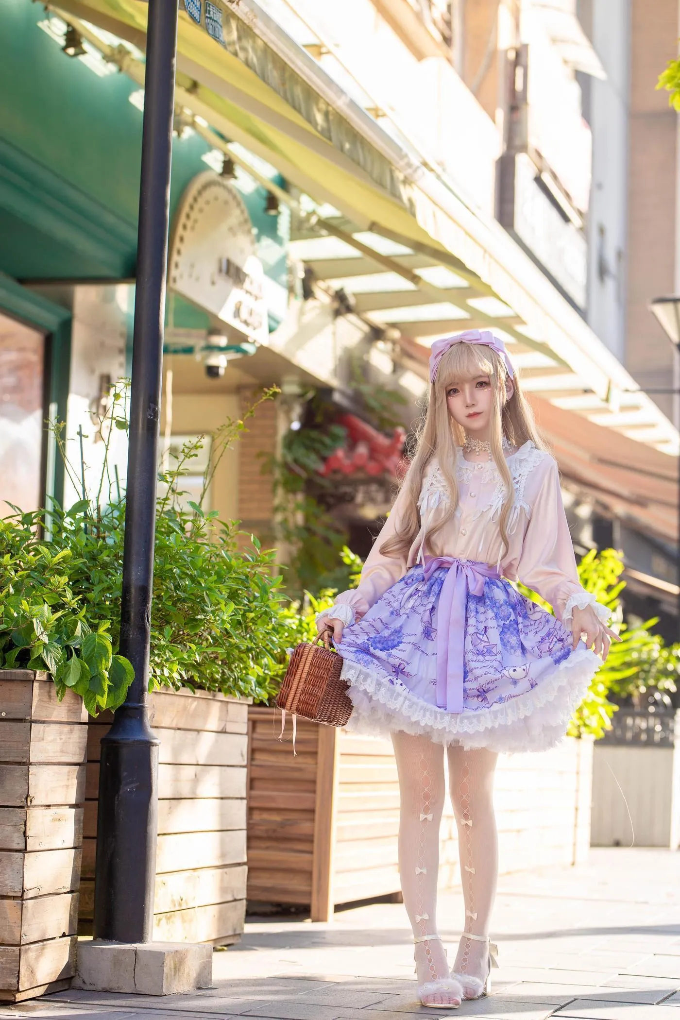楚楚子w – NO.76 -LOLITA装扮 LOLITA夏日穿搭打歌服小偶像出镜：楚楚子＋@鹤祈 [11P]插图8