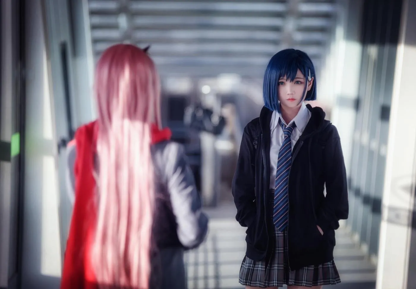 楚楚子w – NO.82 -COS-DARLING IN THE FRANXX COS 02 莓制服 [39P]插图1