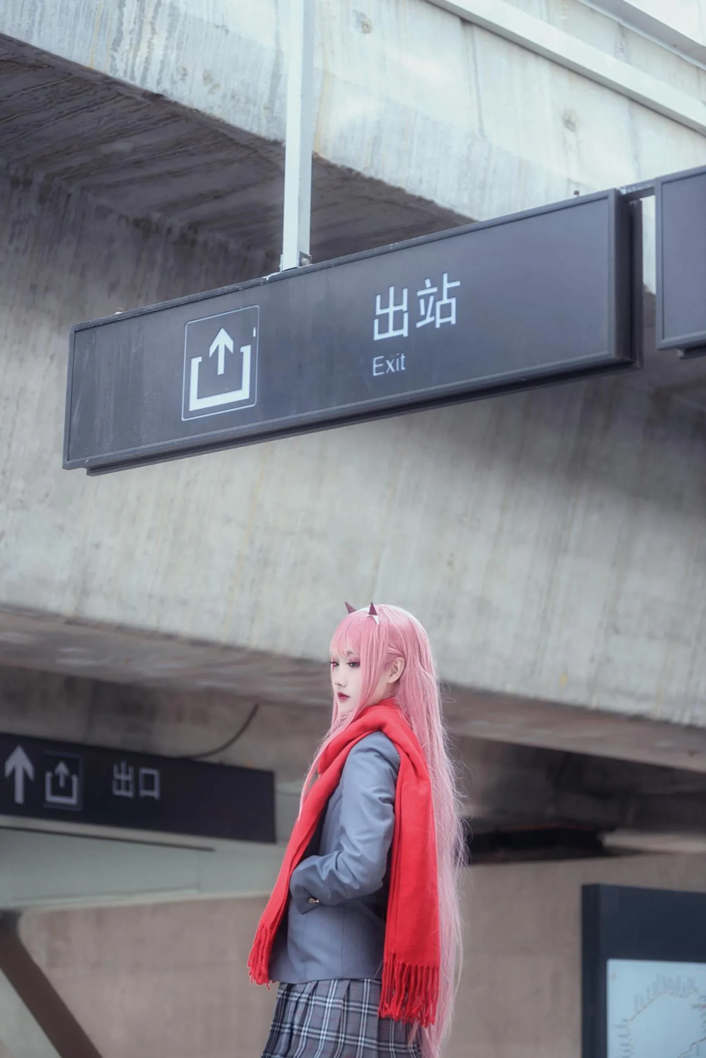 楚楚子w – NO.82 -COS-DARLING IN THE FRANXX COS 02 莓制服 [39P]插图