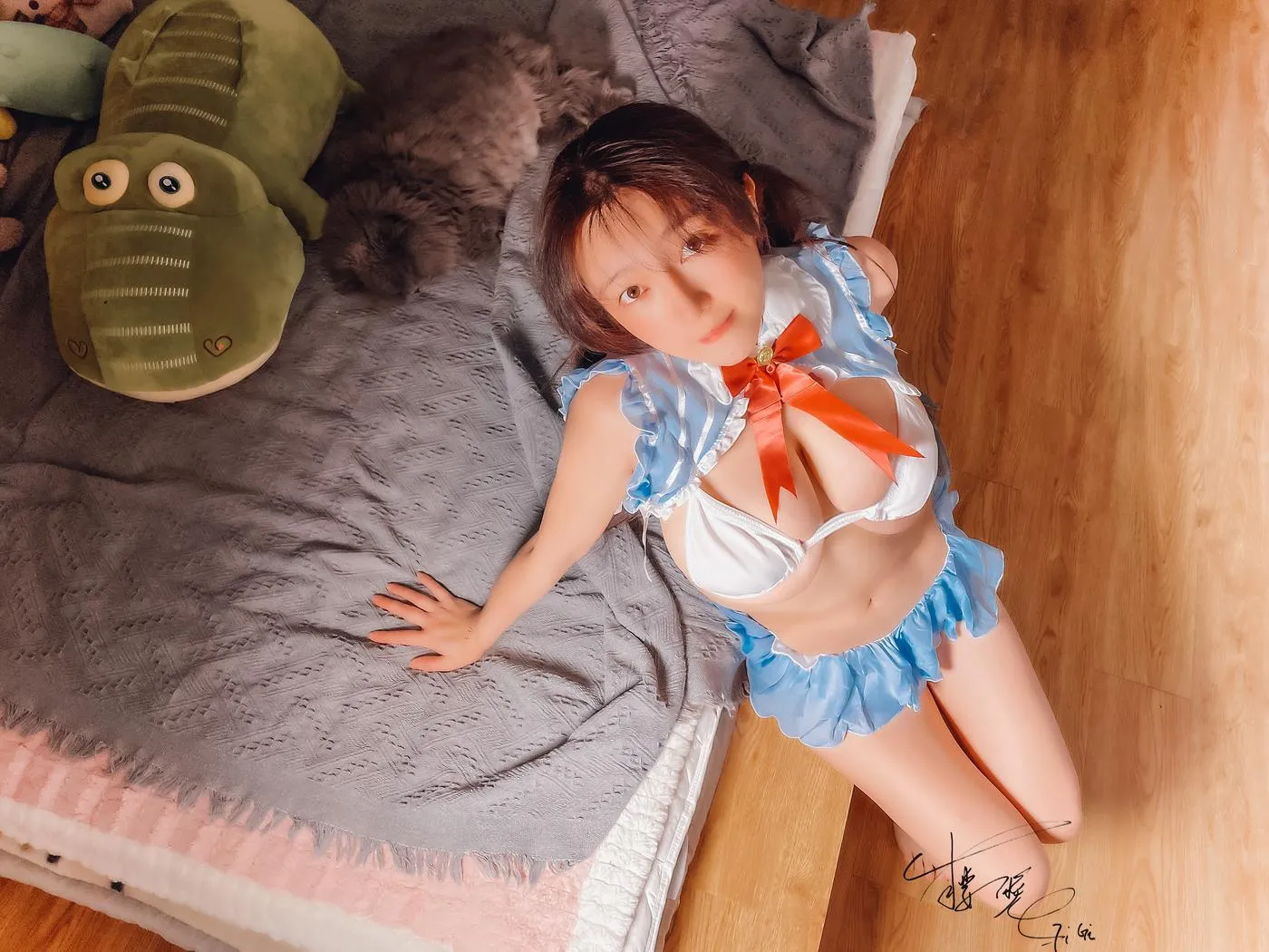 樱晚gigi – NO.02 粉丝群收费写真02 [25P]插图2