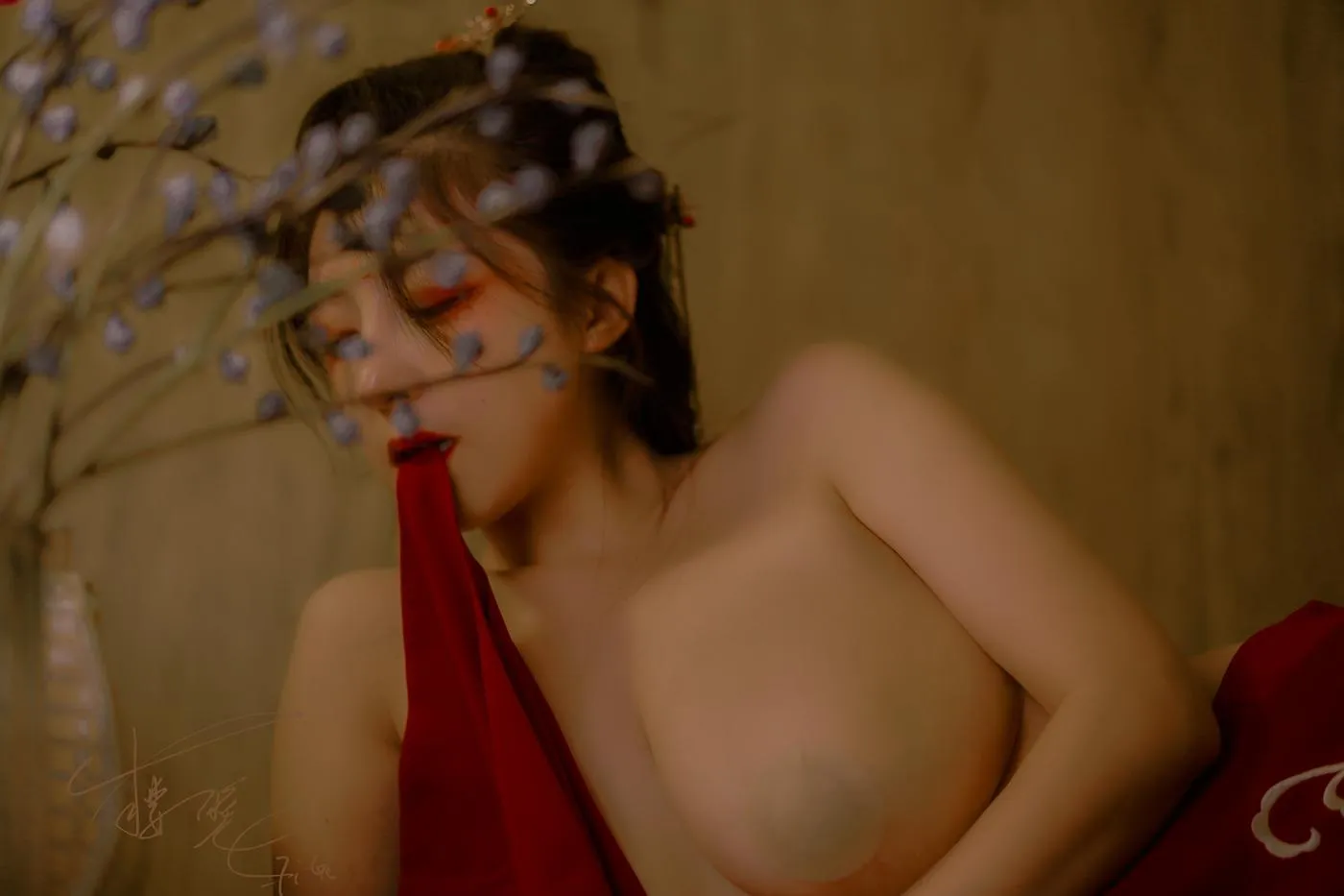 樱晚gigi – NO.11 粉丝群收费写真11 惊鸿 [23P]插图5